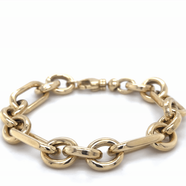 Pulsera De Oro Amarillo De 14K