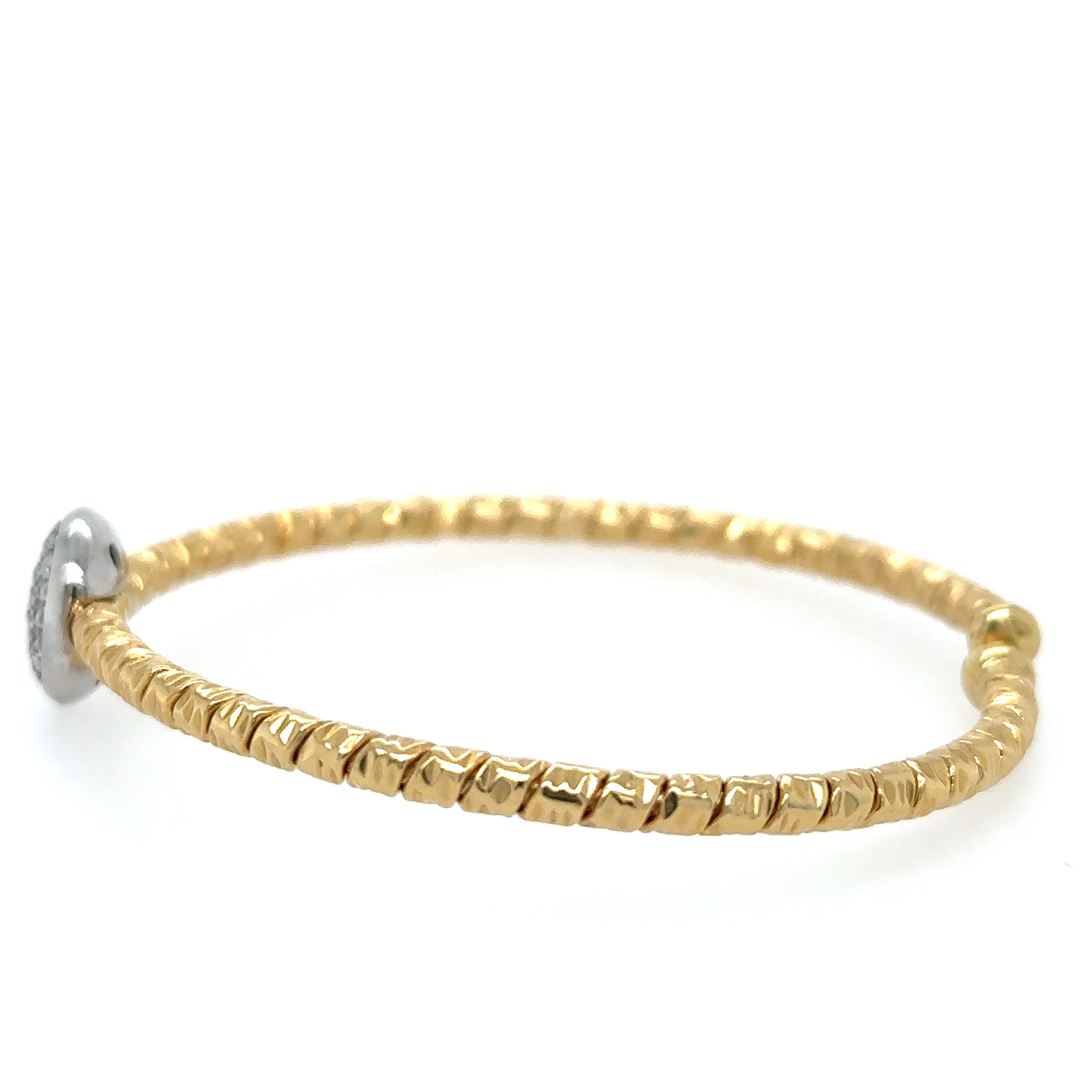 Pulsera de Diamantes en Oro Amarillo de 18K 0.25ct