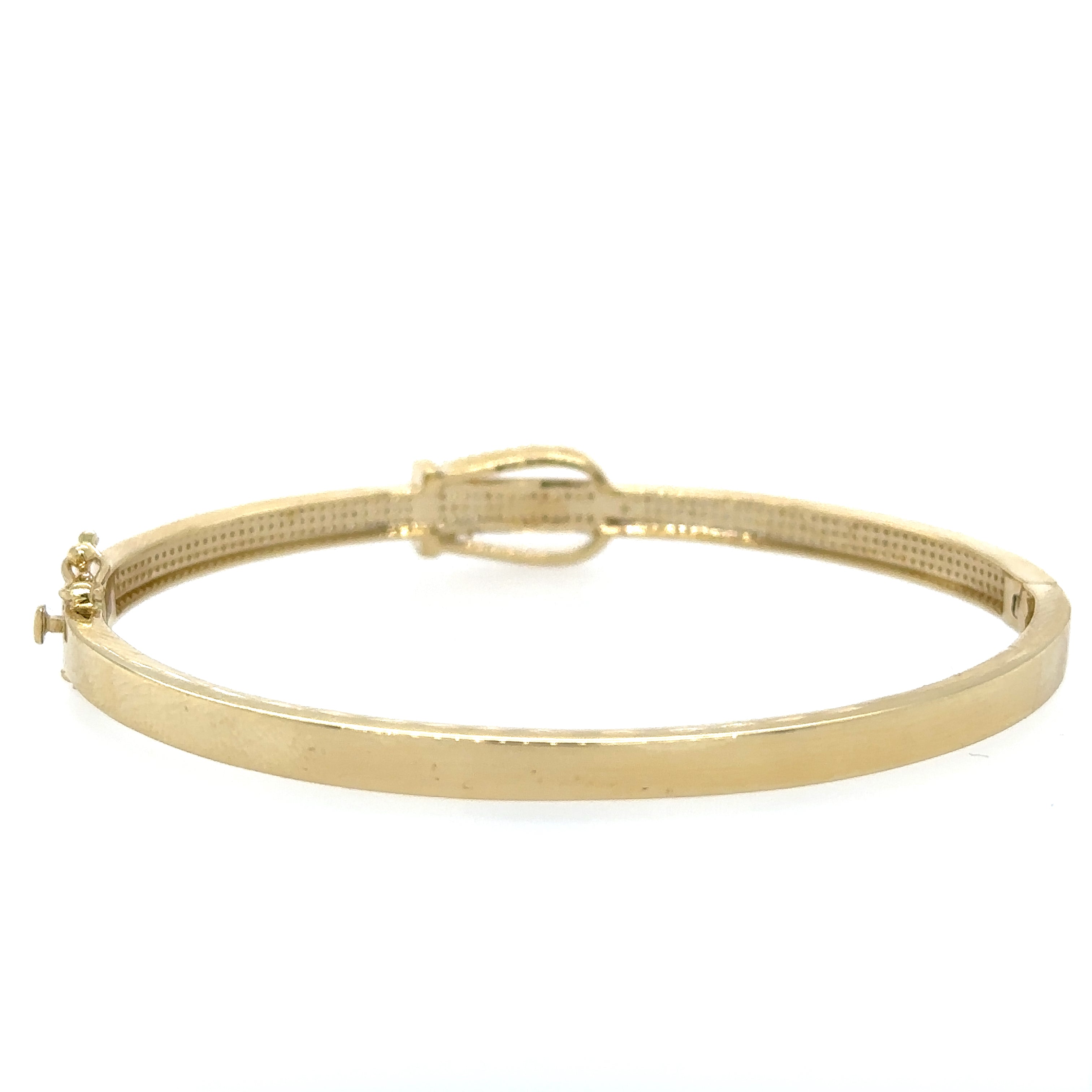 Brazalete De Diamantes De Oro Amarillo De 14 Kt 0.66 Ct.