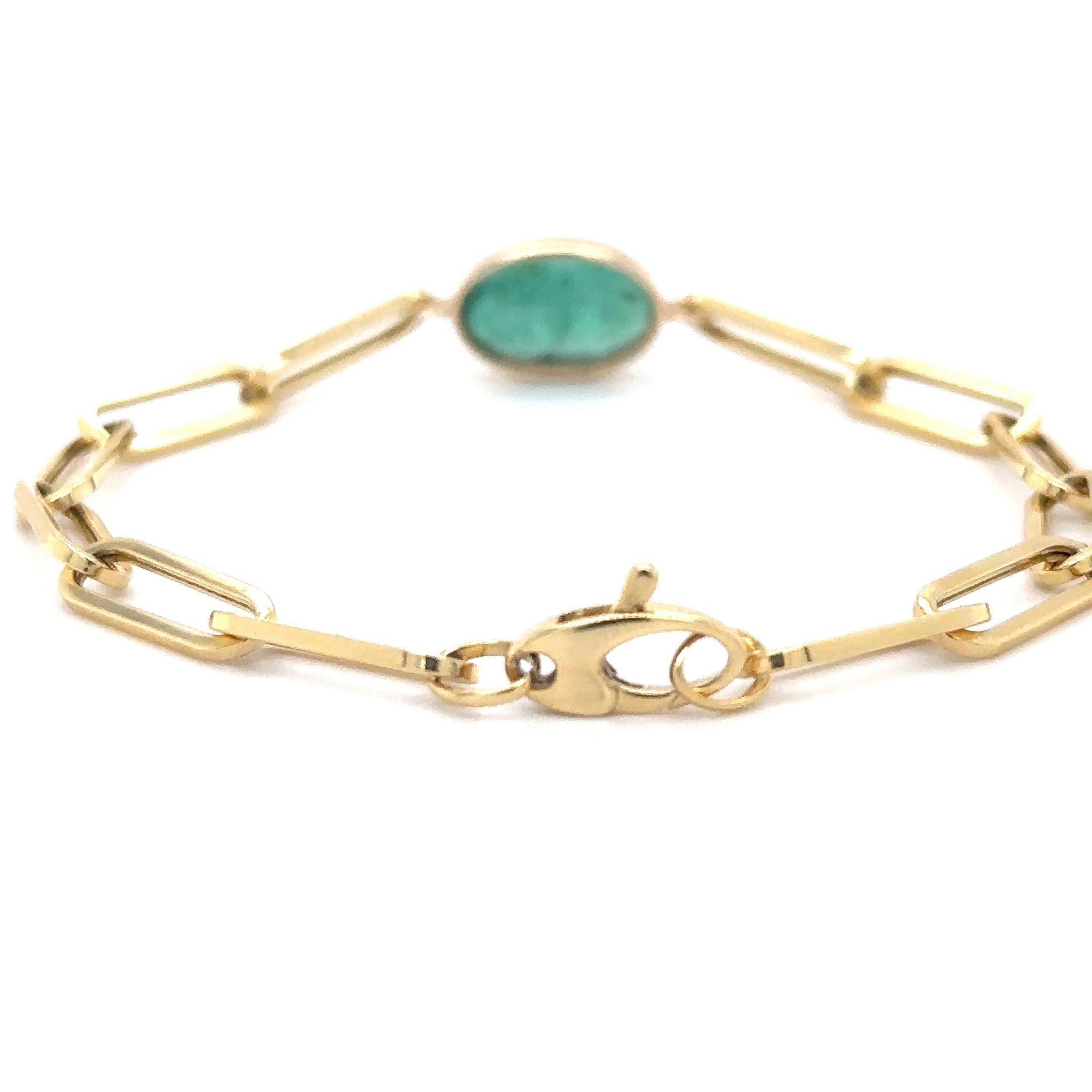 Pulsera De Oro Amarillo De 14 Kt 3.32 Ct.