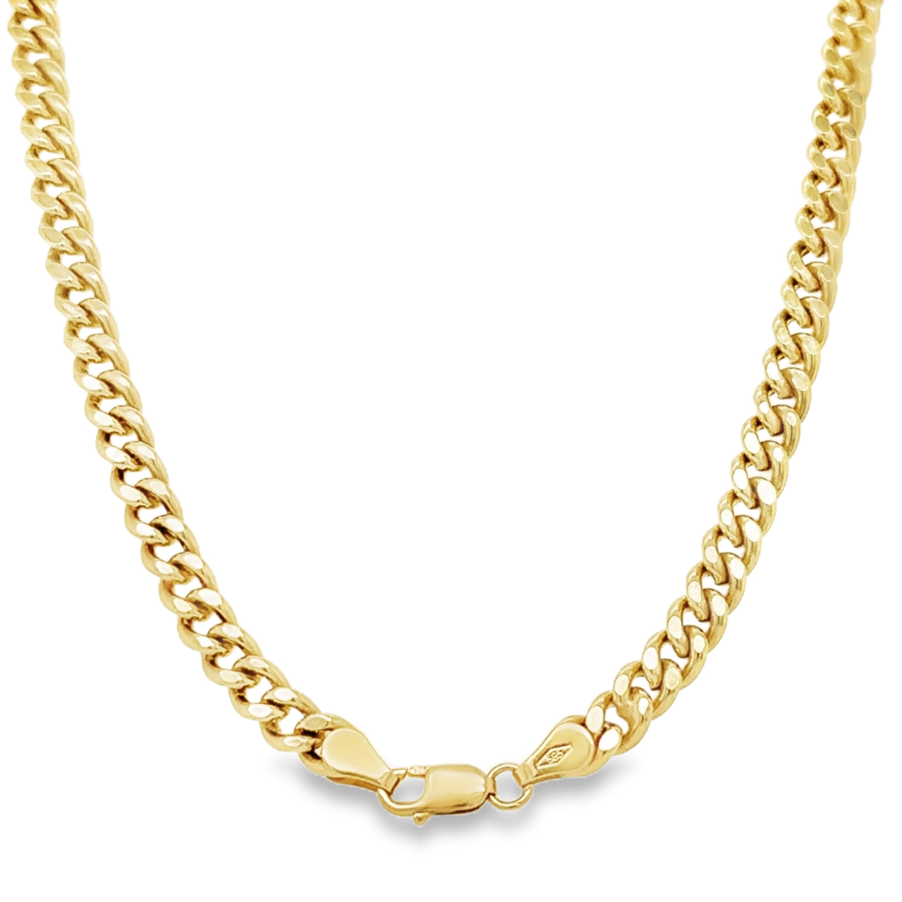 Collar Cubano De Oro Amarillo De 14Kt 1 16.55 G