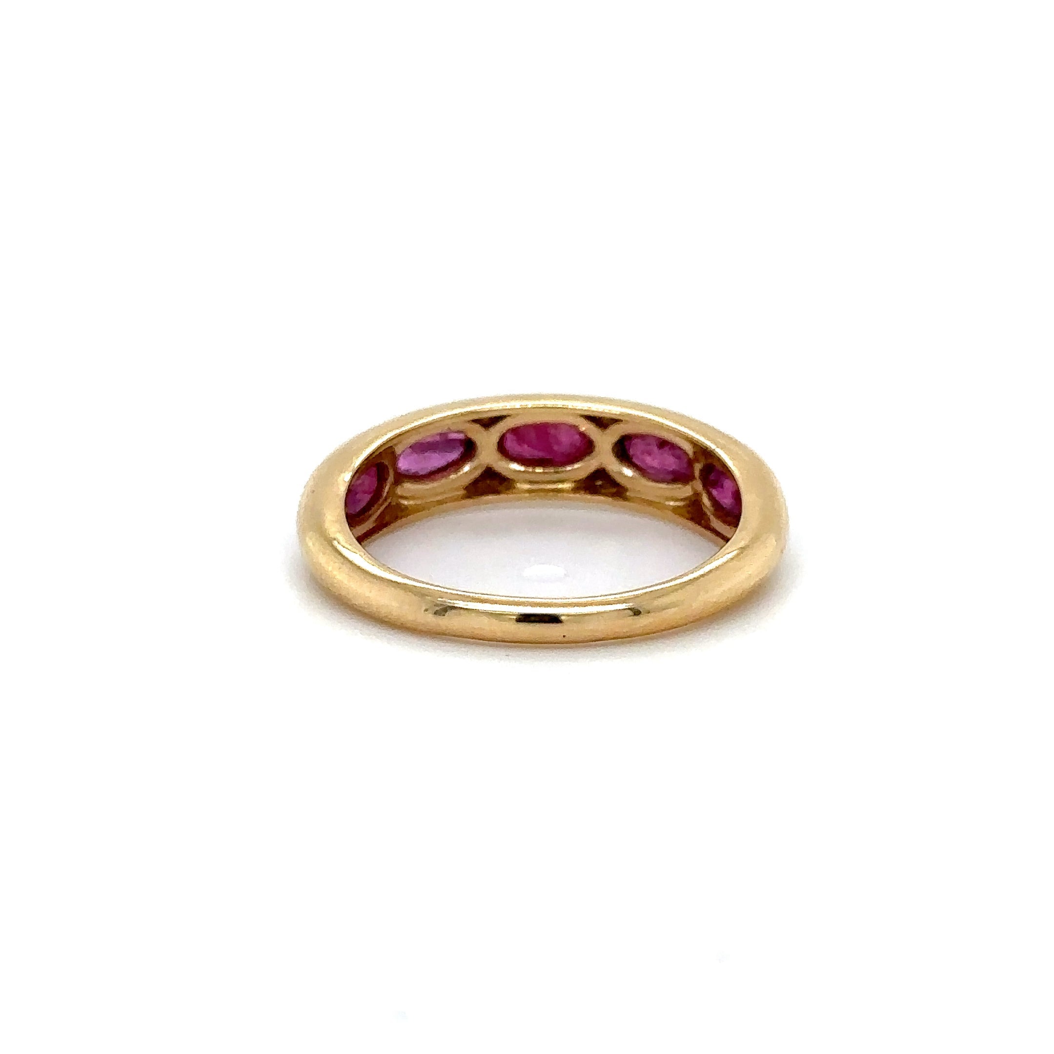 Anillo Rubí Oro Amarillo De 14Kt 1.58 Ct.