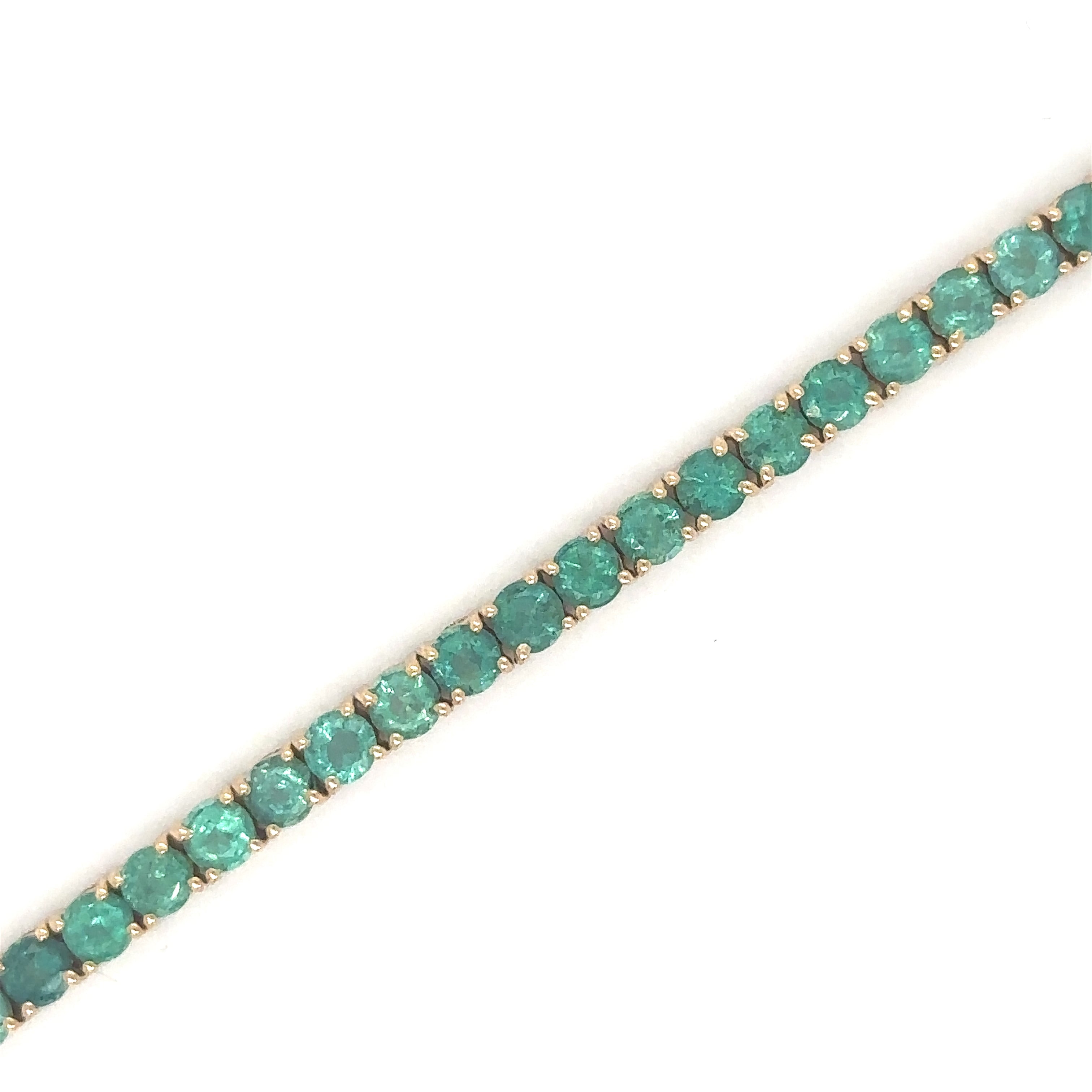 Pulsera De Oro Amarillo De 14 Kt 7.5 Ct.
