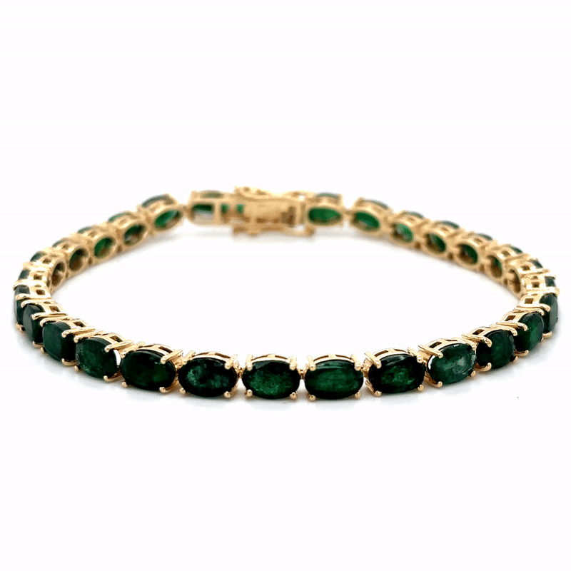 Pulsera De Oro Amarillo De 14 Kt 12.7 Ct.