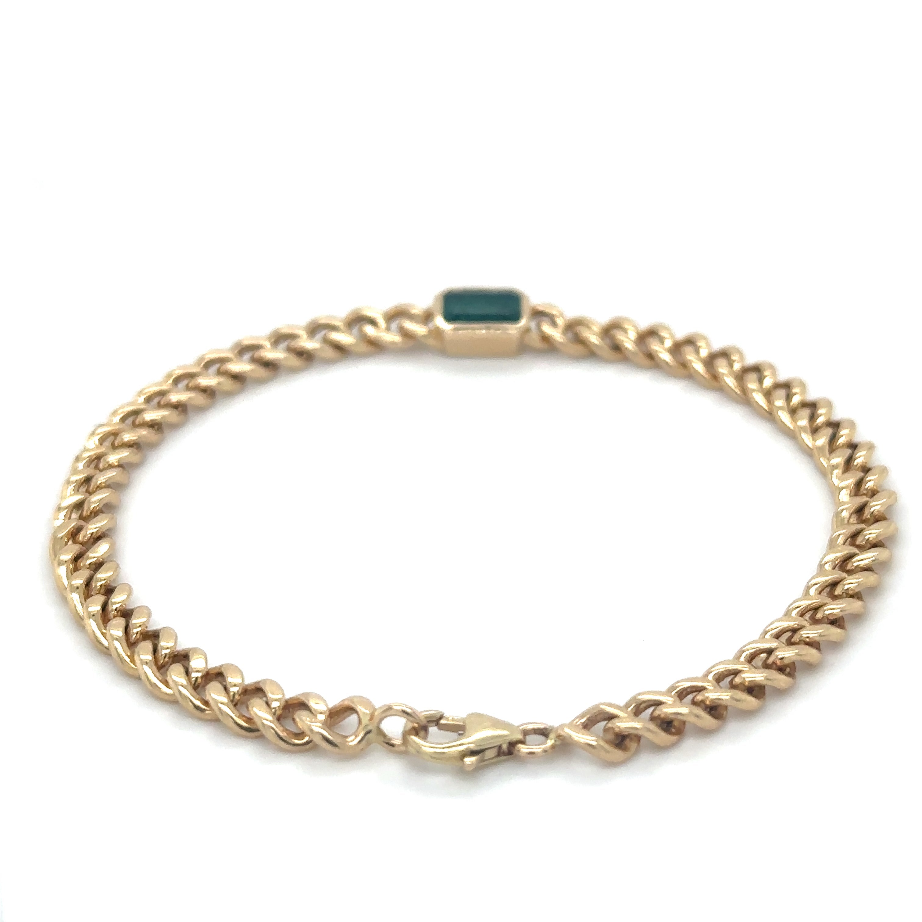 Pulsera De Oro Amarillo De 14 Kt 1.24 Ct.