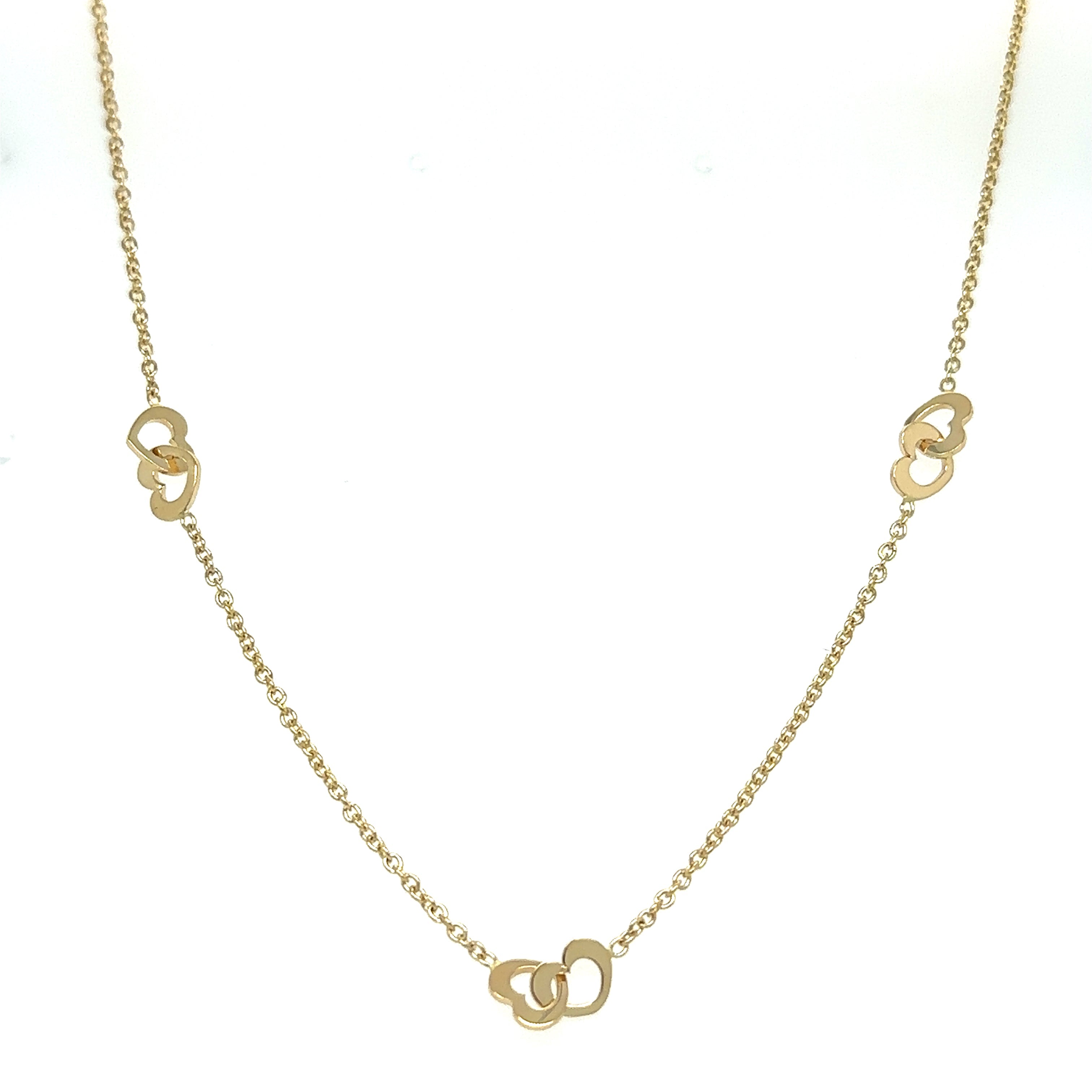 Collar Corazón Abierto 3.40 G