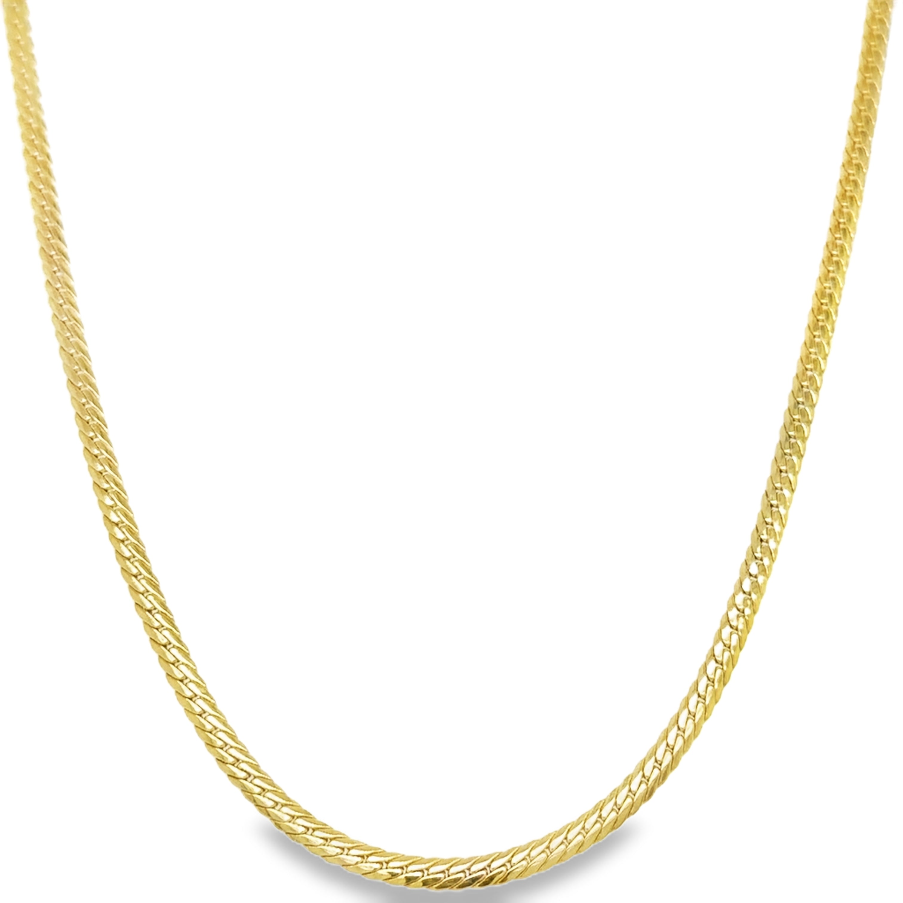 Collar De Oro Amarillo De 14K 4.30 G
