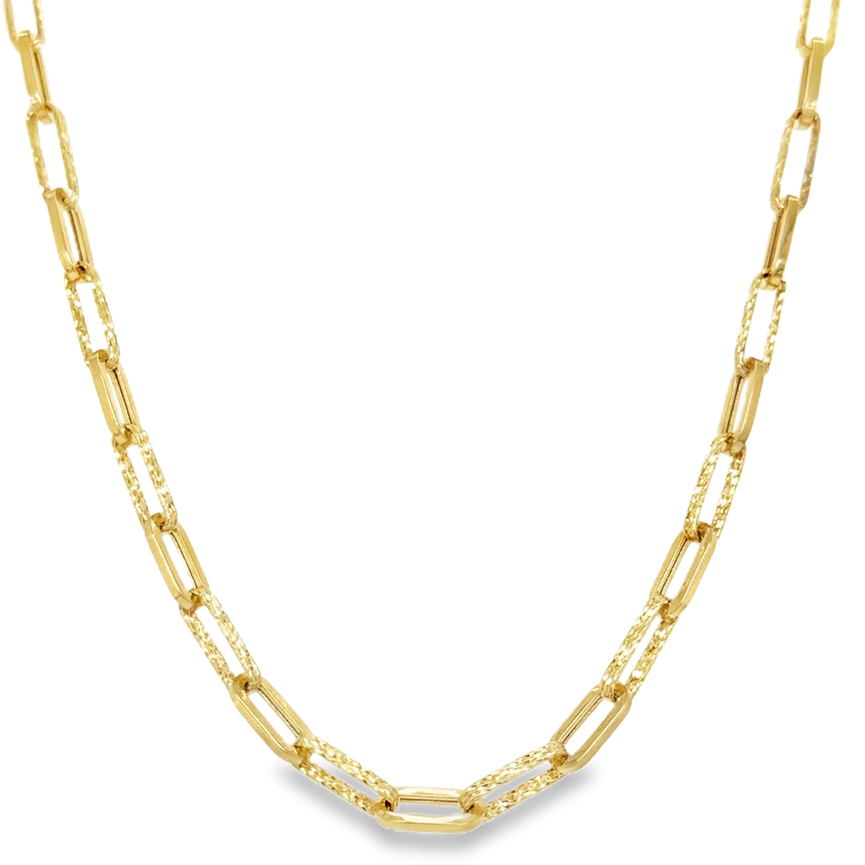 Collar De Oro Amarillo De 14K 10.15 G