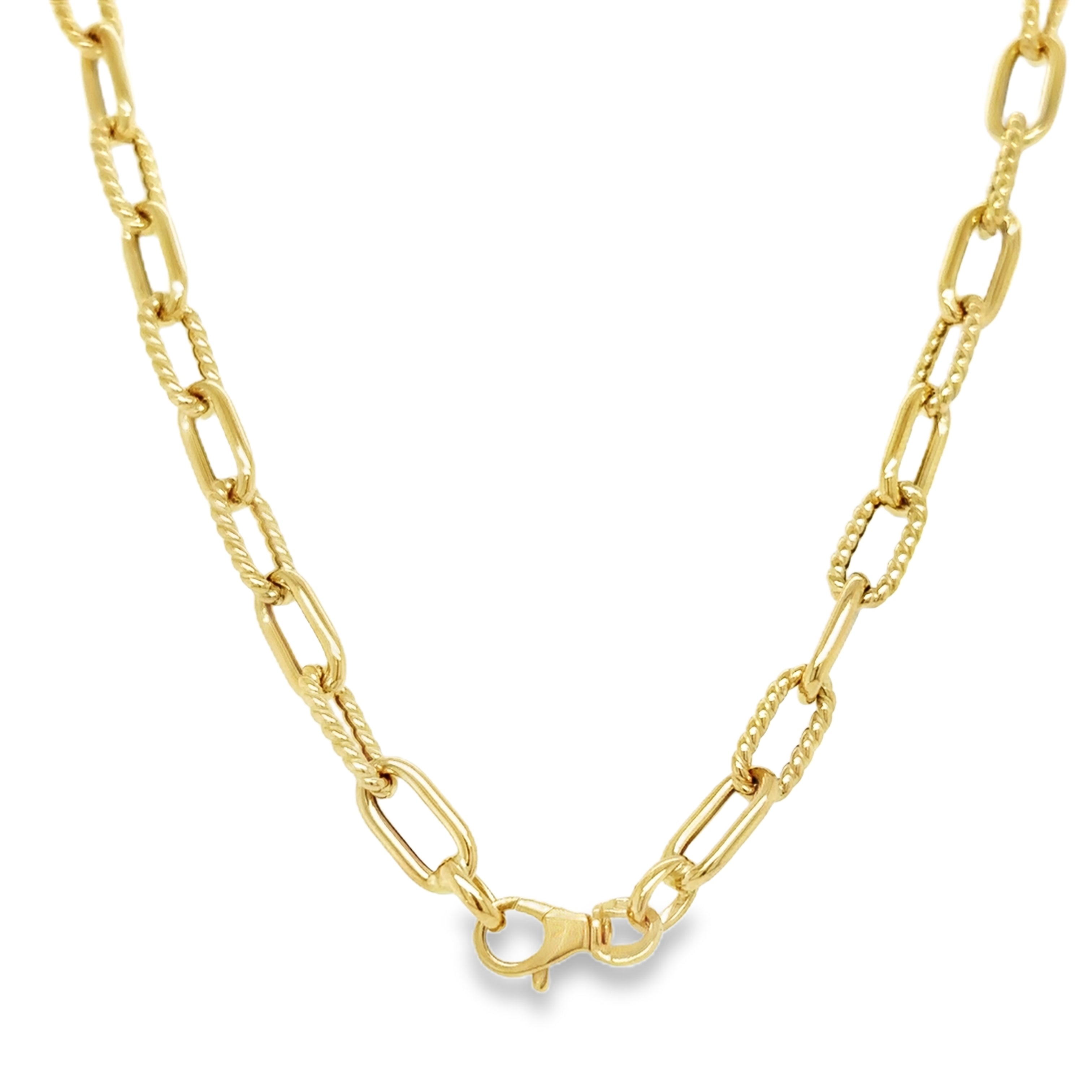 Collar De Oro Amarillo De 14Kt 18" 8.85 G