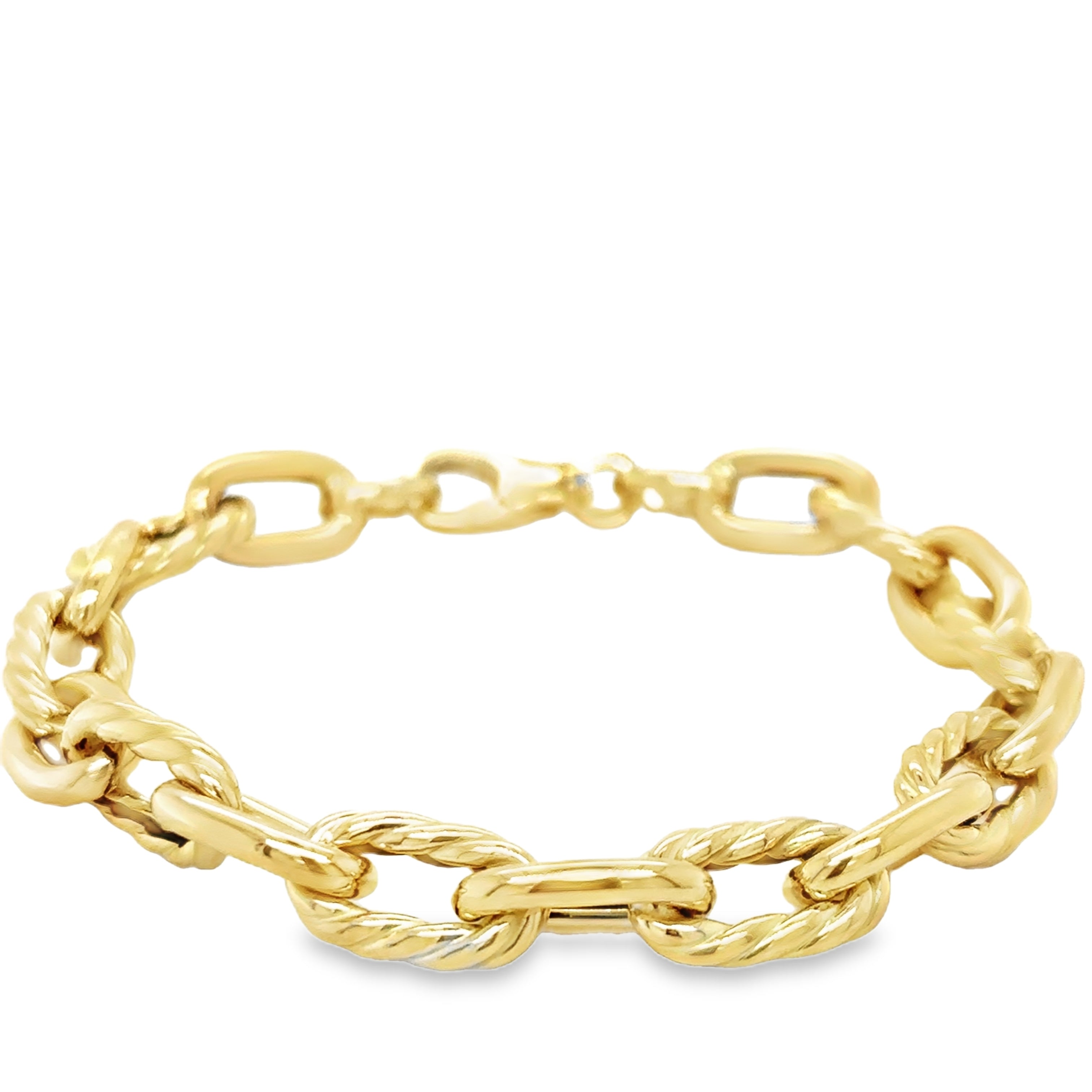 Pulsera De Oro Amarillo De 14Kt 11.50 G