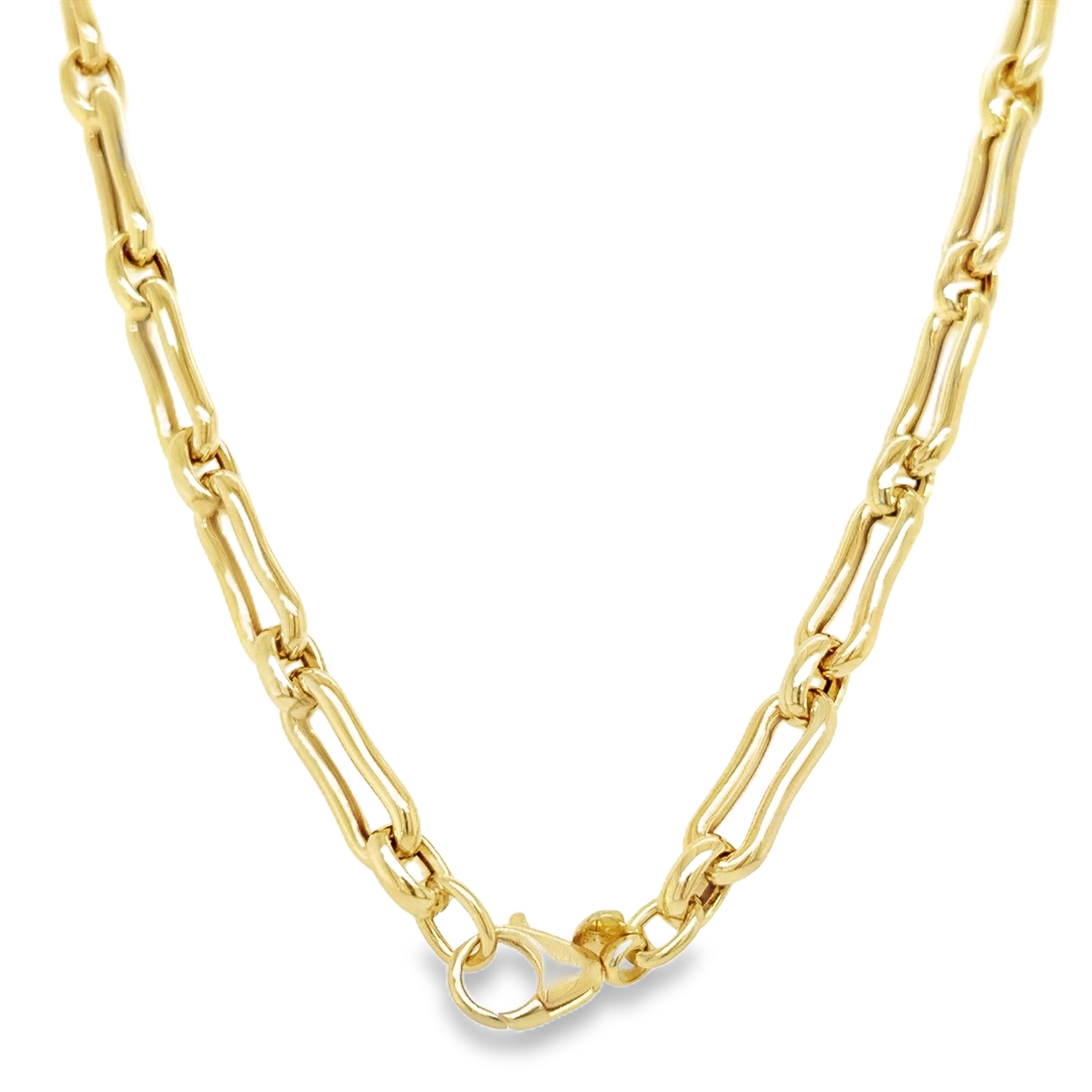 Collar De Oro Amarillo De 14Kt 18" 7.75 G