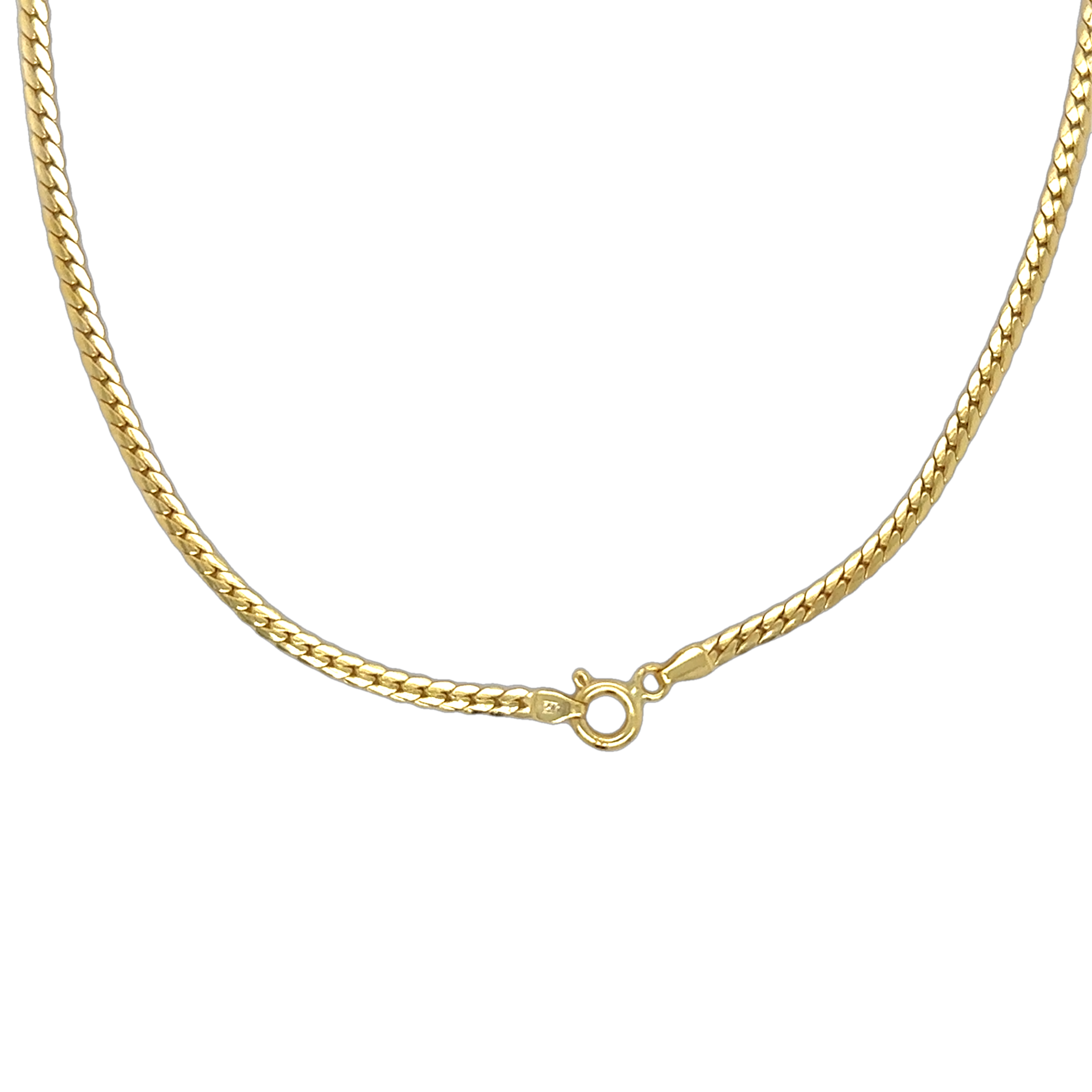 Cadena De Oro Amarillo De 14Kt 16" 2.60 G