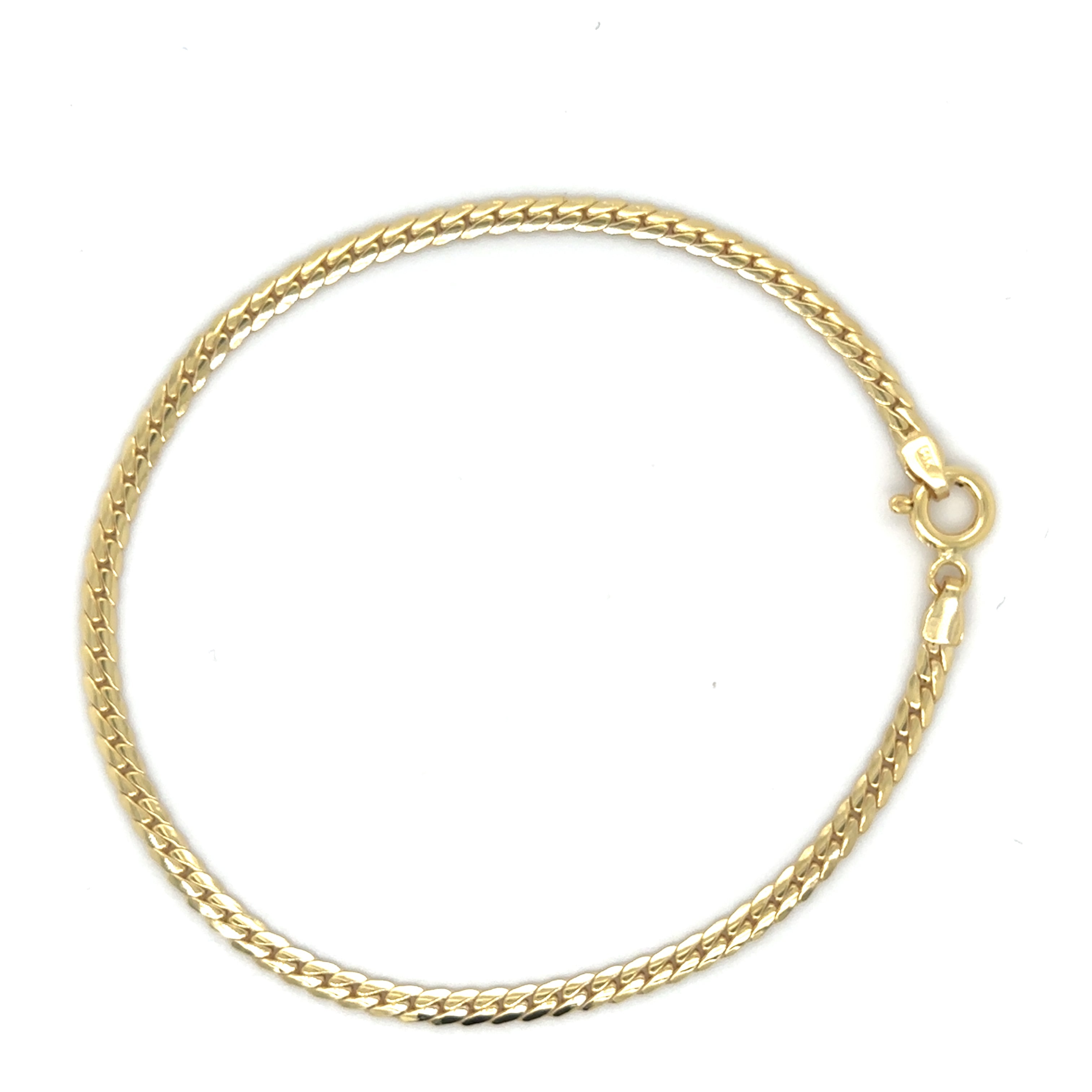 Pulsera De Oro Amarillo De 14Kt 1.30 G