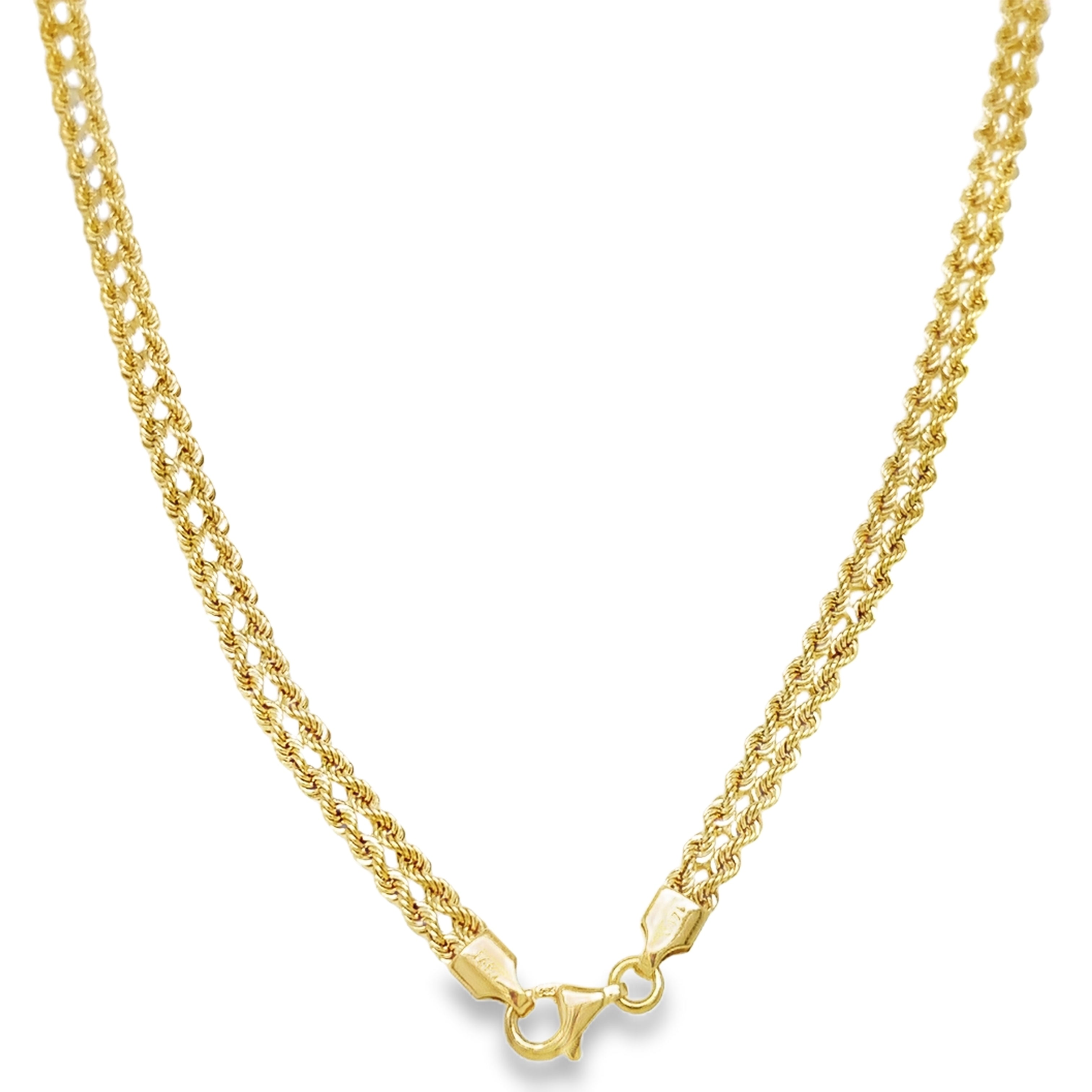 Collar De Oro Amarillo De 14Kt 18" 5.30 G