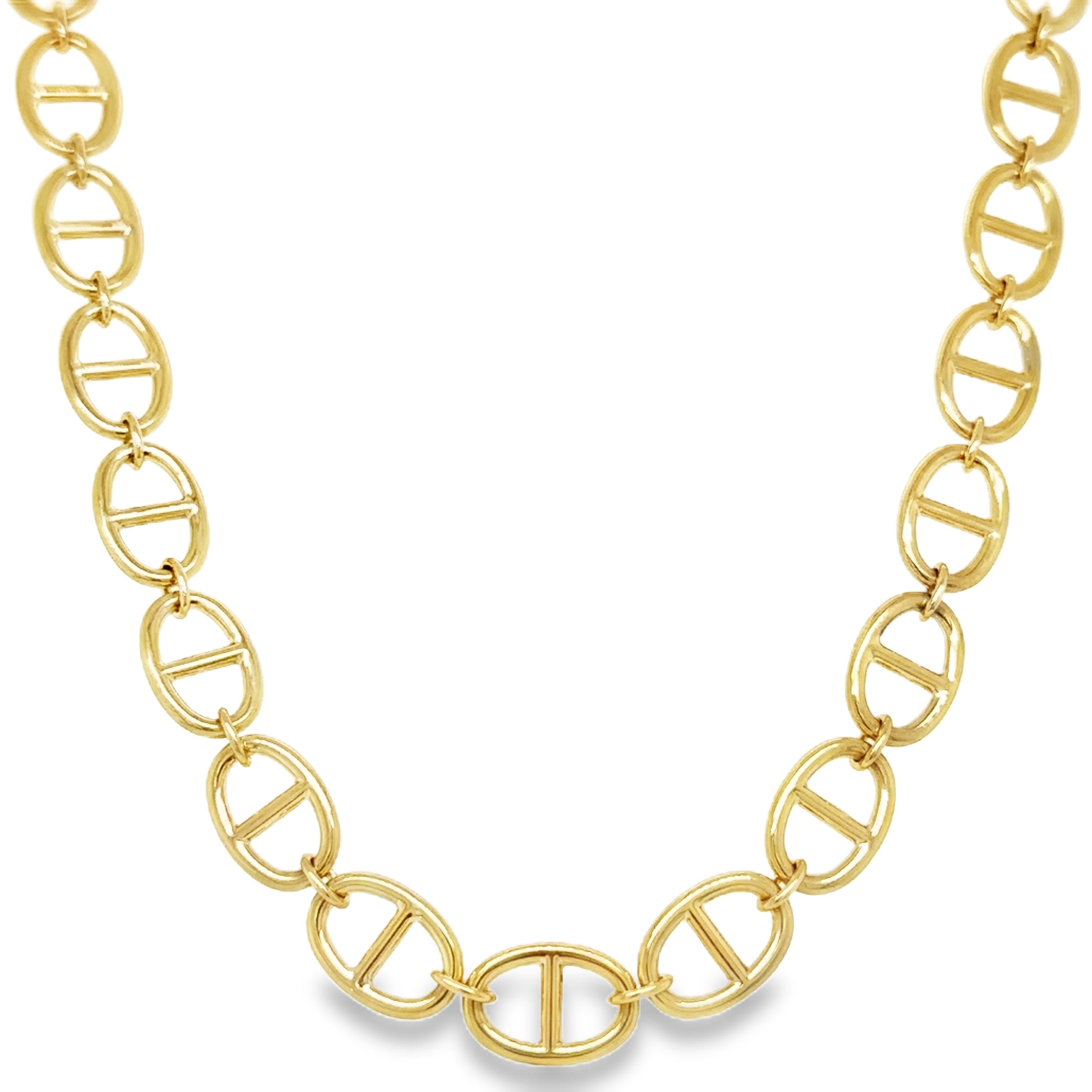 Collar De Oro Amarillo De 14Kt 18" 14.50 G