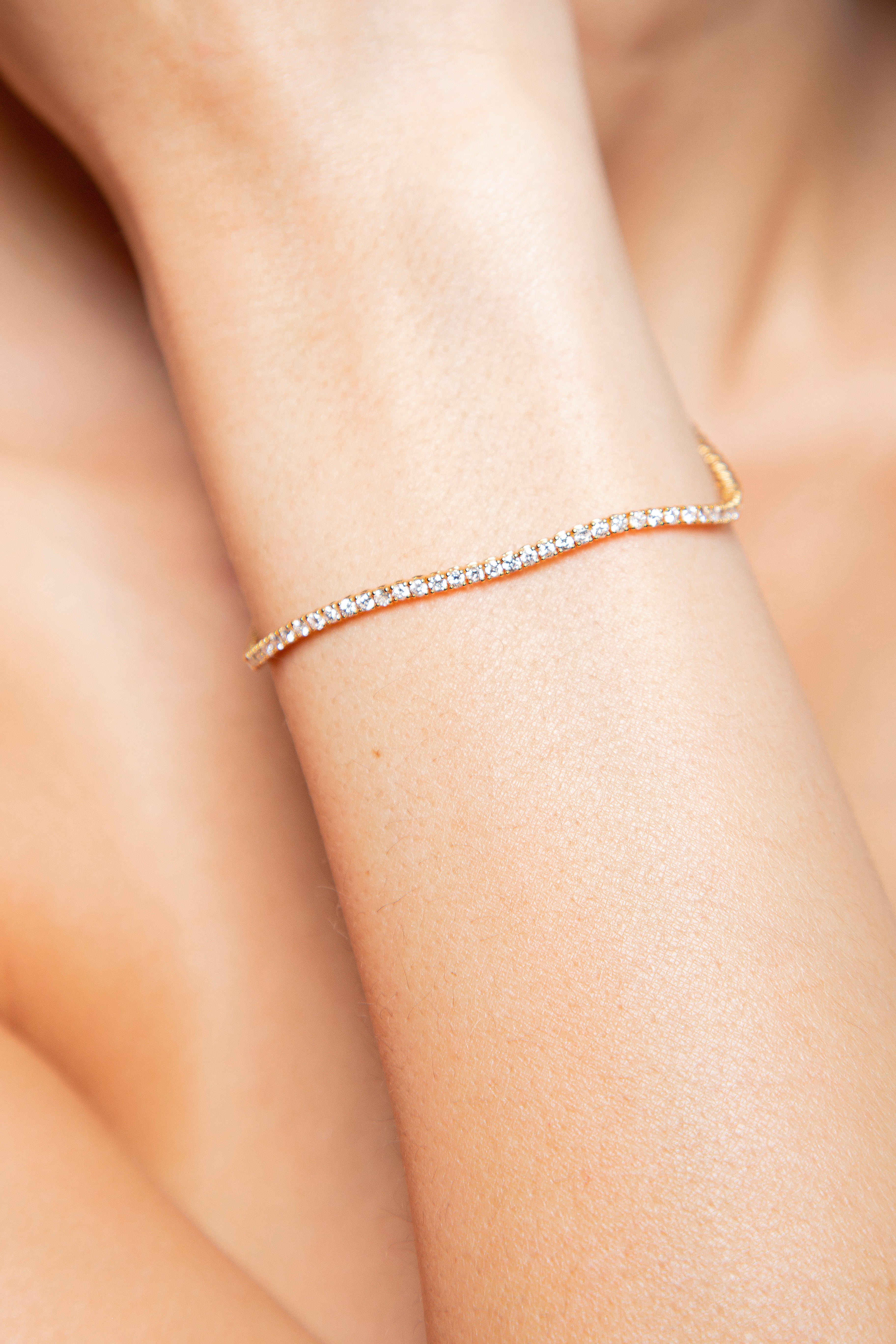Pulsera Tennis Diamante Oro Amarillo 14K 2.25 ct.