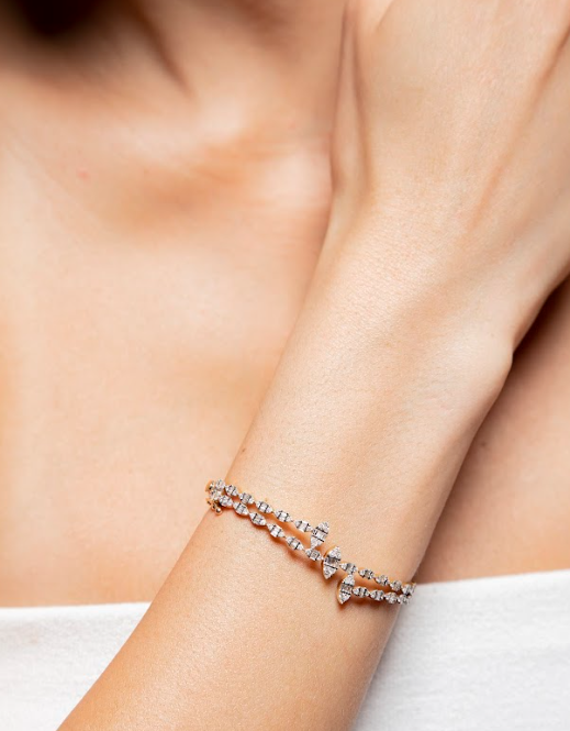 Pulsera Bangle Diamante Oro Amarillo 14K 1.25 ct.