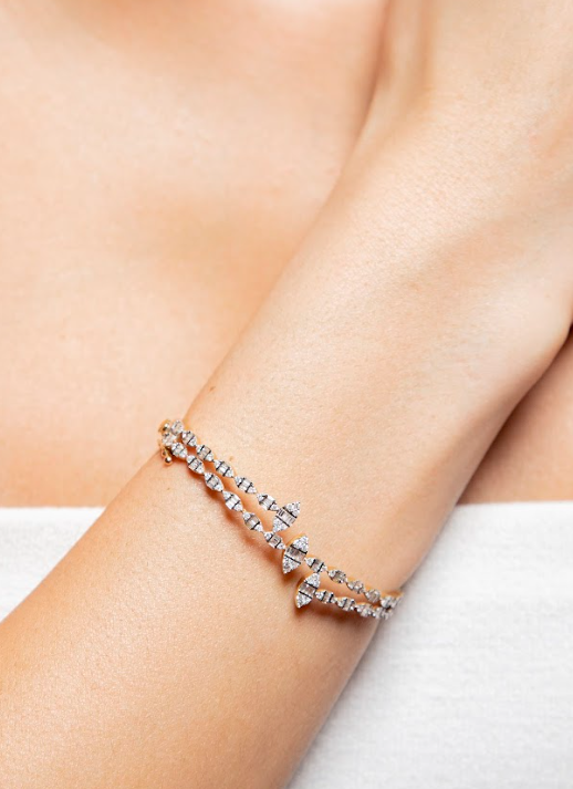 Pulsera Bangle Diamante Oro Amarillo 14K 1.25 ct.