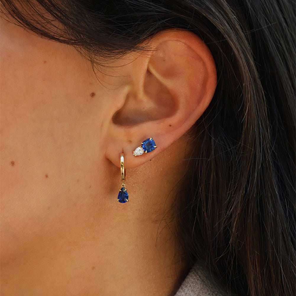 Studs Plata S925 Baño de oro 18k 1.8g