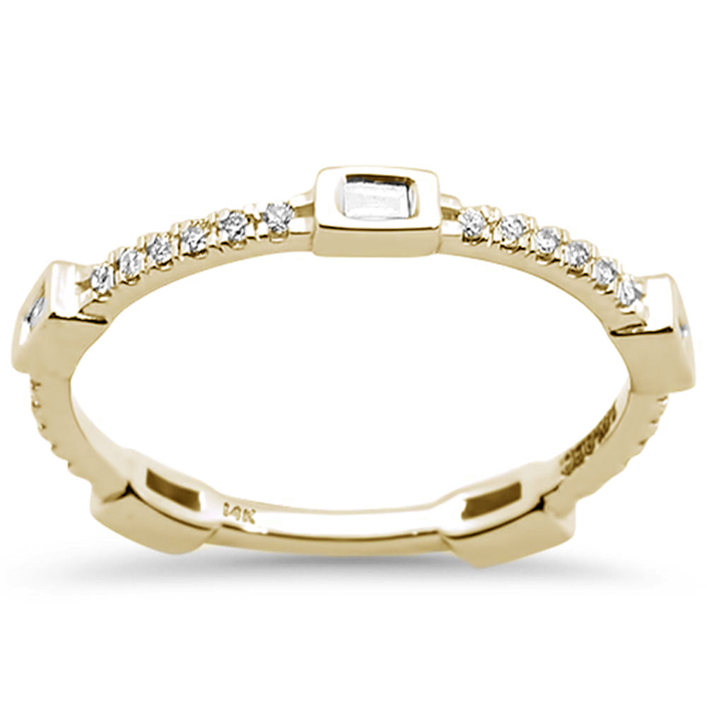 Anillo Eternity De Diamante En Oro Amarillo De 14K .56Ct