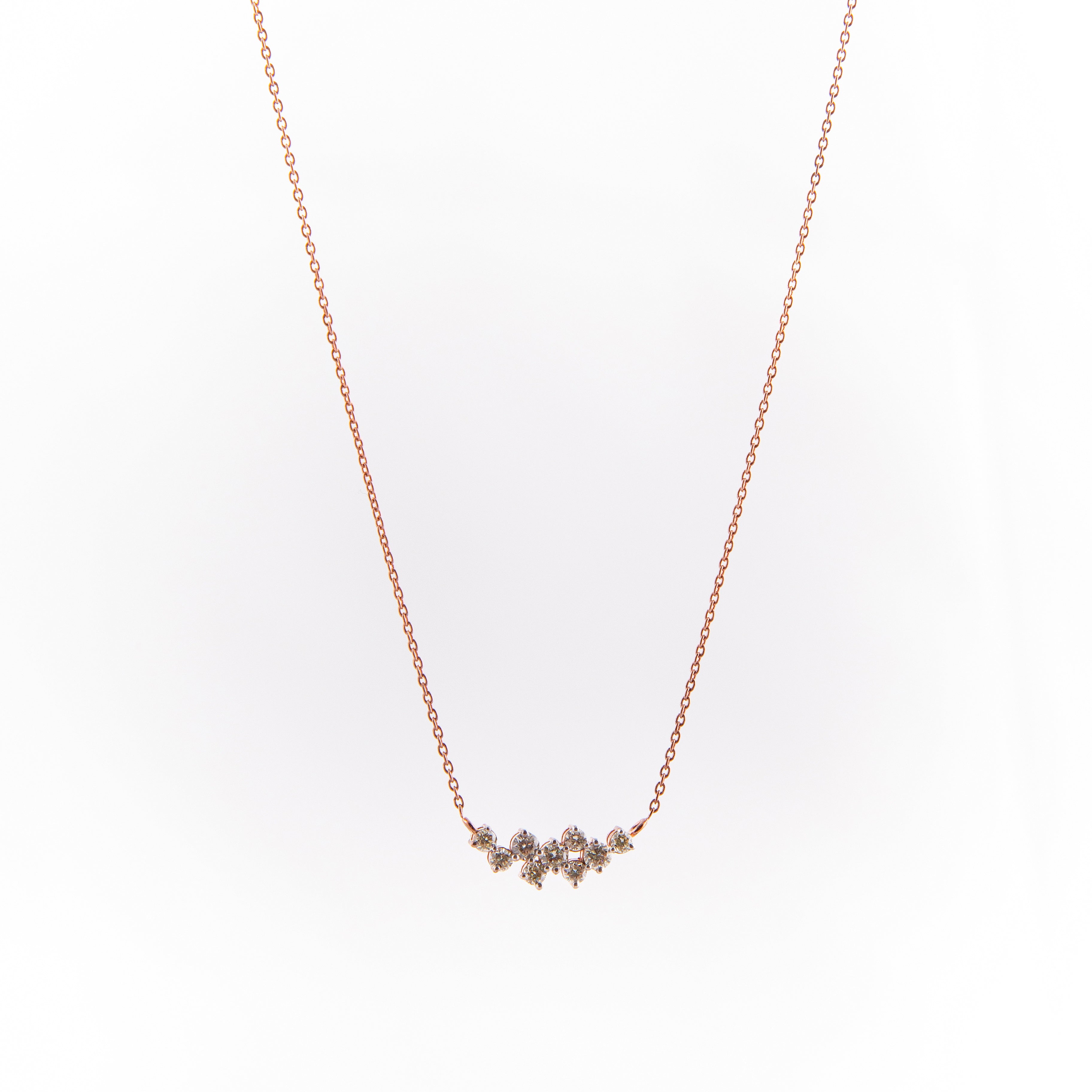 Collar Diamante Oro Rosa 14K 0.4 ct.