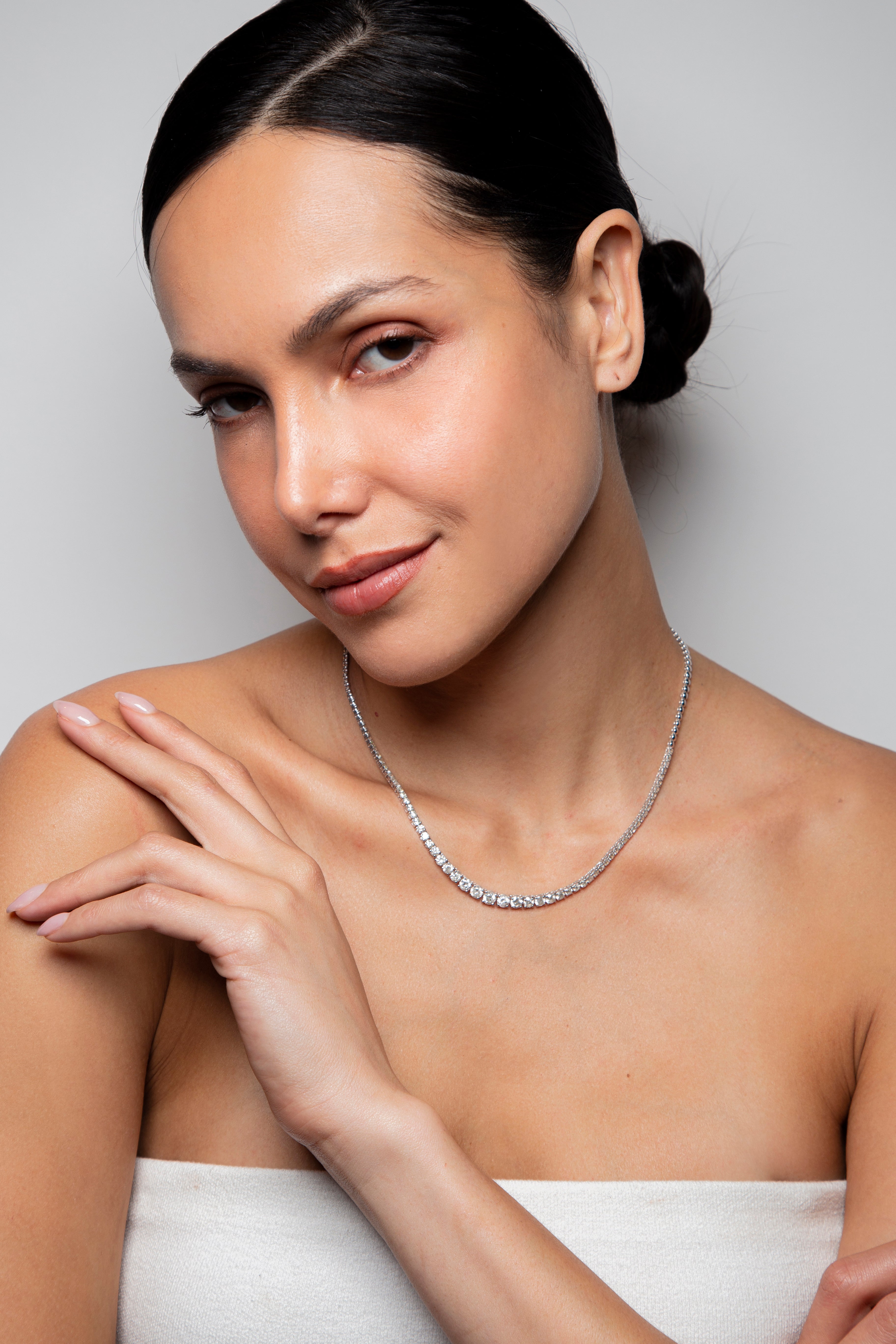 Riviera Diamante Oro Blanco 14K 6.5 ct.