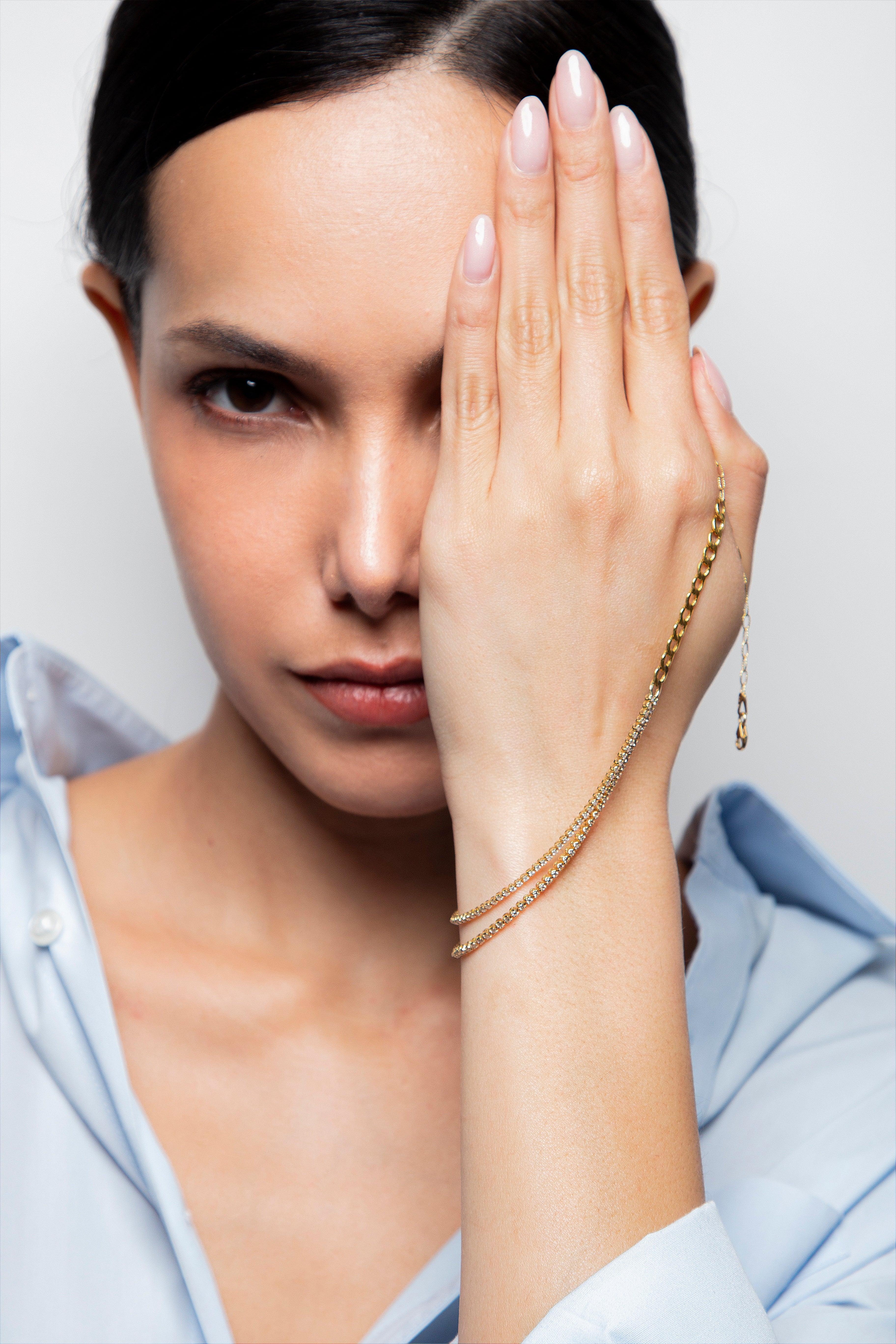 Collar Tennis Diamante Oro Amarillo 14K 2 ct.