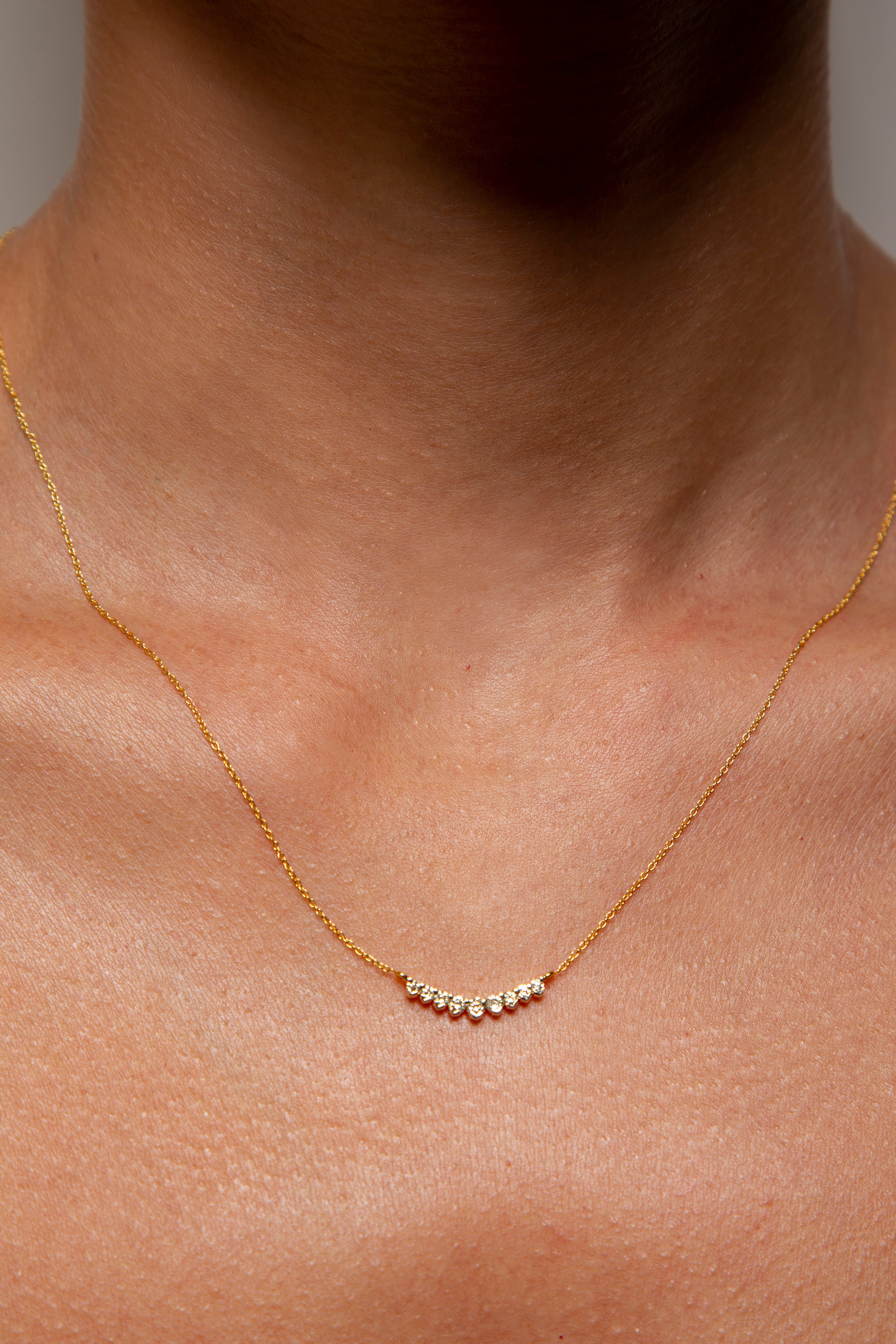 Collar Diamante Oro Amarillo 14K 0.34 ct.