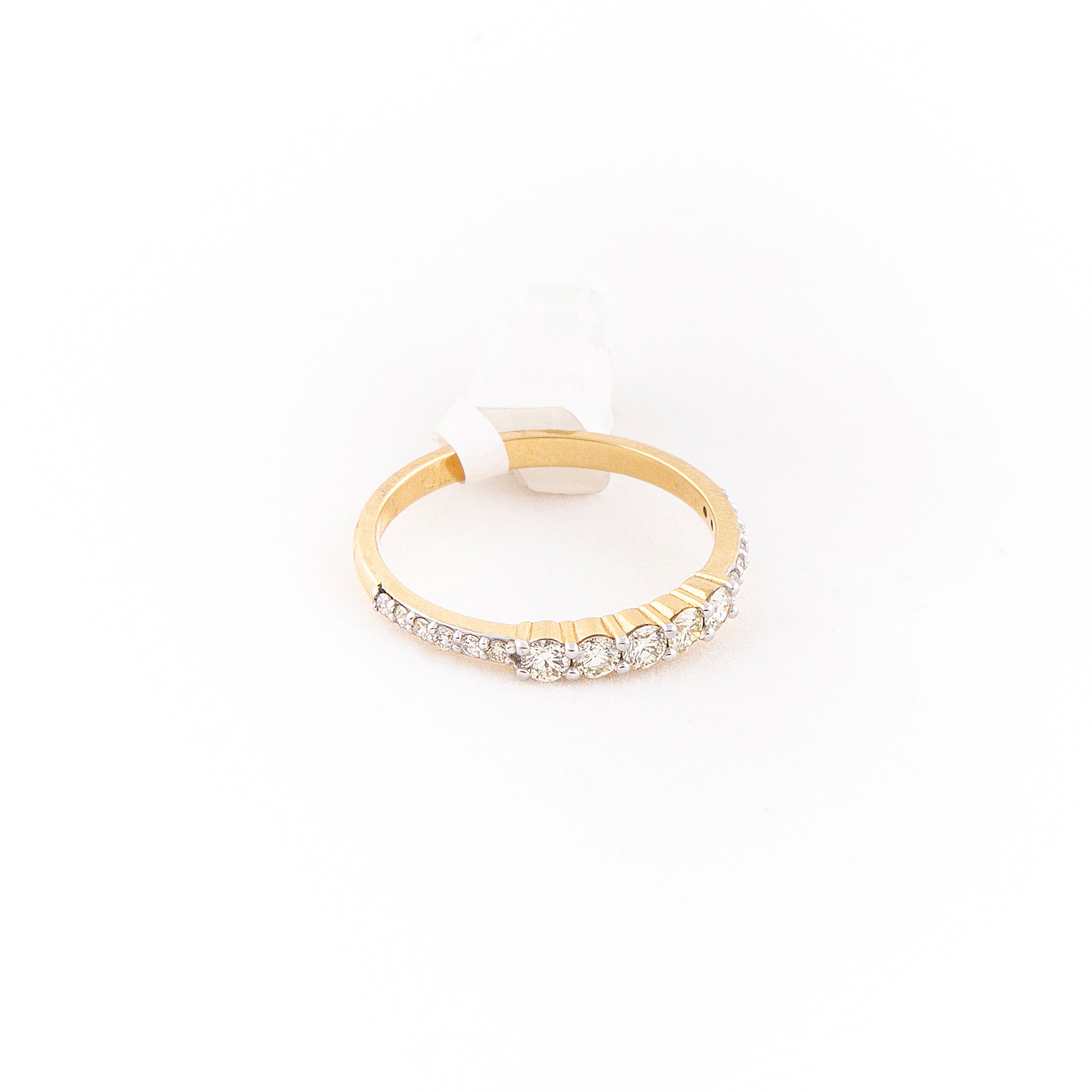 Anillo Churumbela Diamante Oro Rosa 14K 0.43 ct.