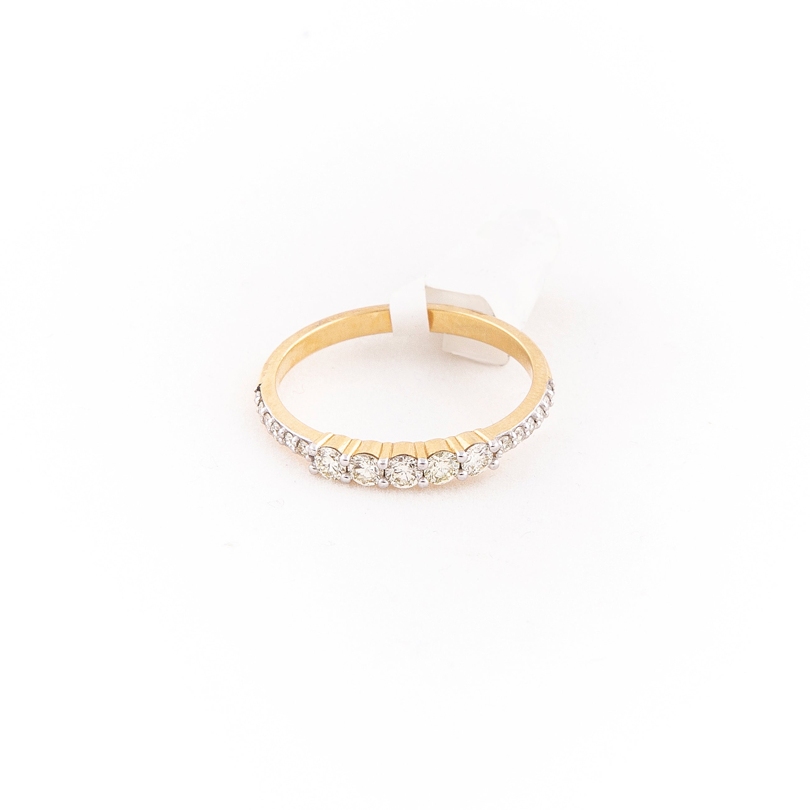 Anillo Churumbela Diamante Oro Rosa 14K 0.43 ct.