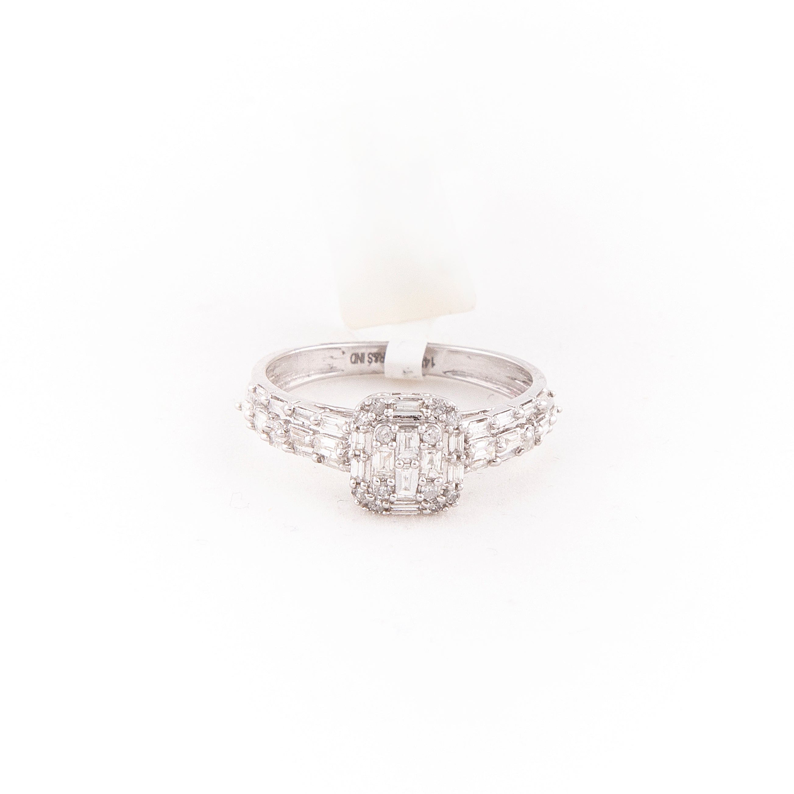 Anillo Diamante Oro Blanco 14K 0.5 ct.