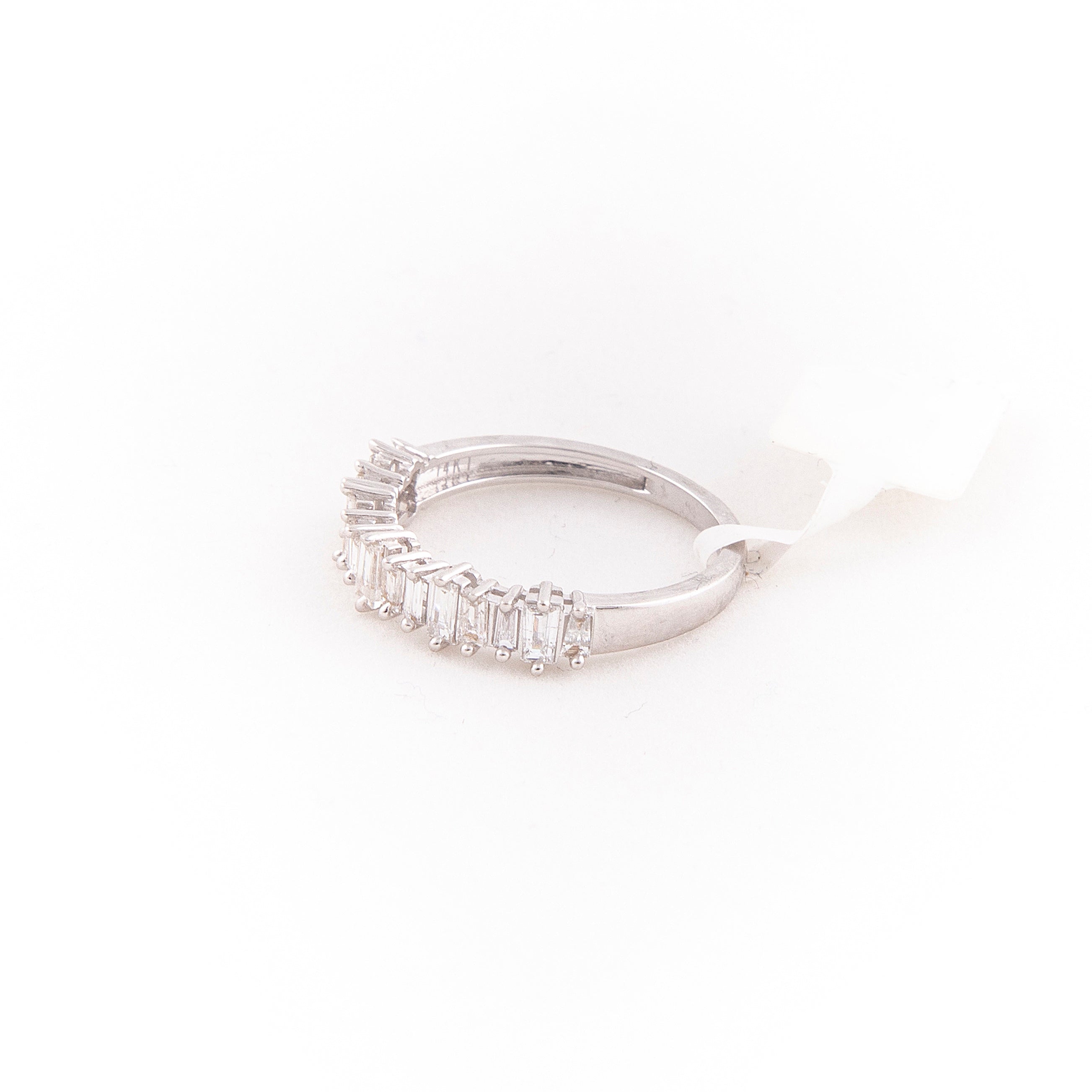 Anillo Churumbela Multi Shape Diamante Oro Blanco 14K 0.65 ct.