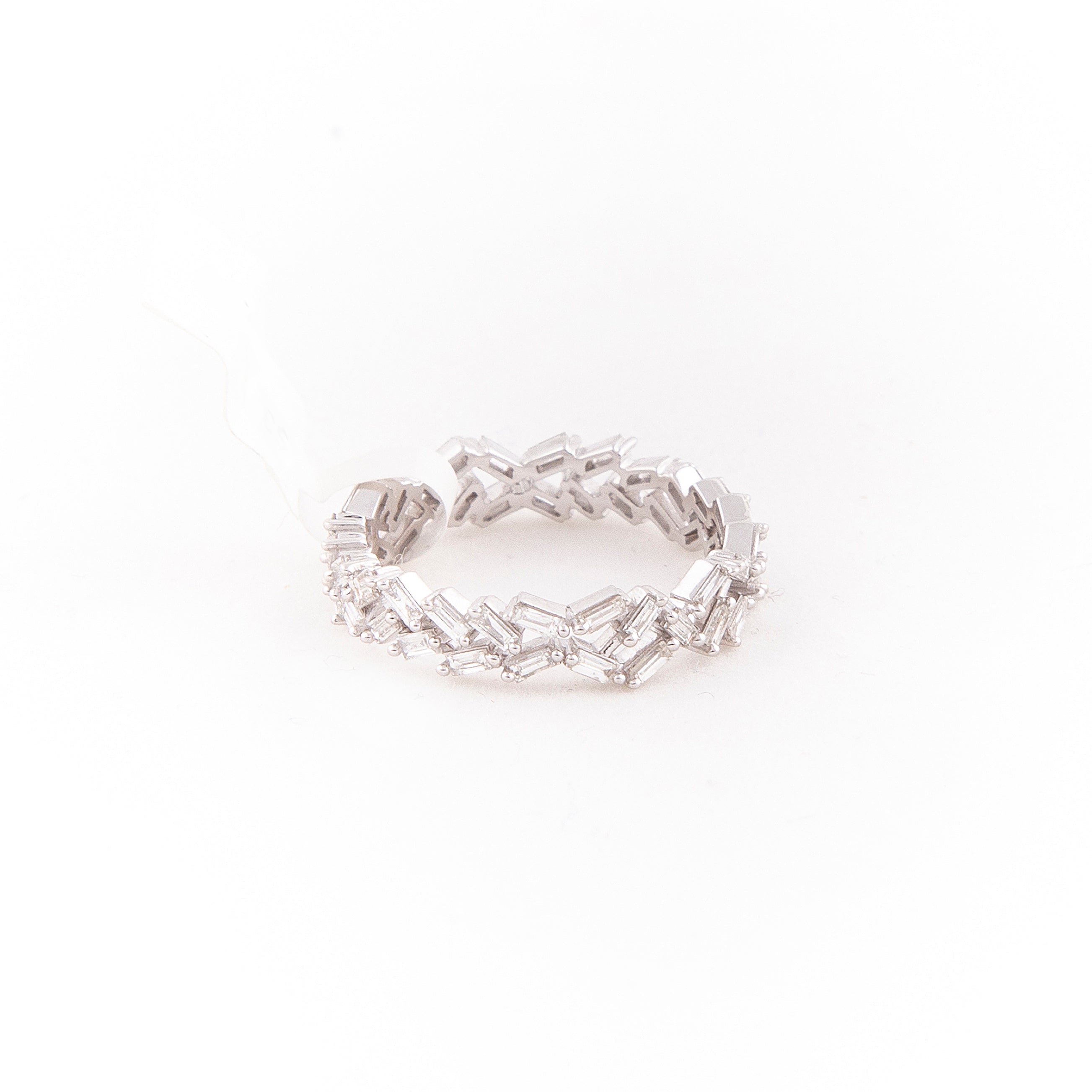 Anillo Churumbela Diamante Oro Blanco 14K 1.01 ct.