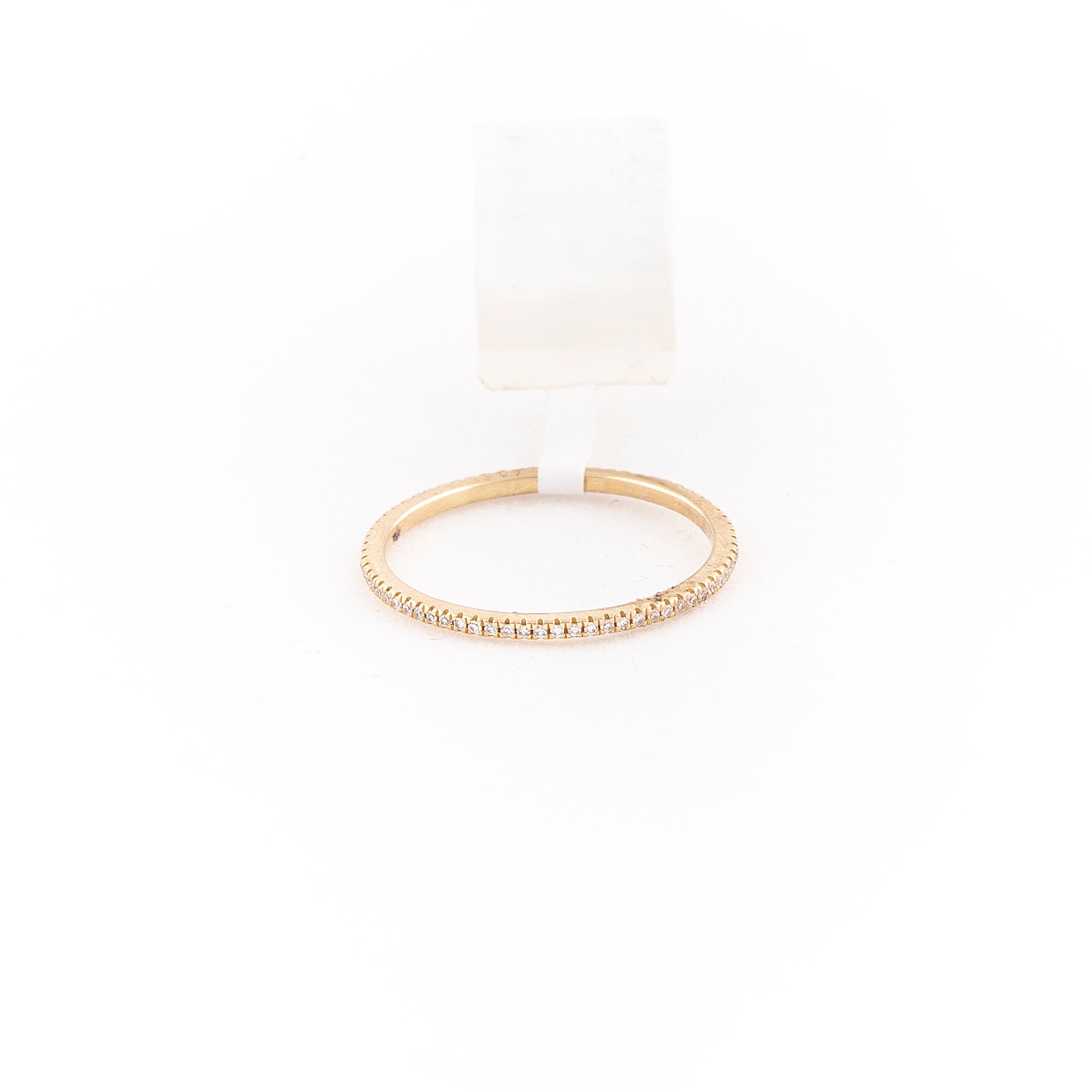 Anillo Churumbela Diamante Oro Amarillo 14K 0.12 ct.