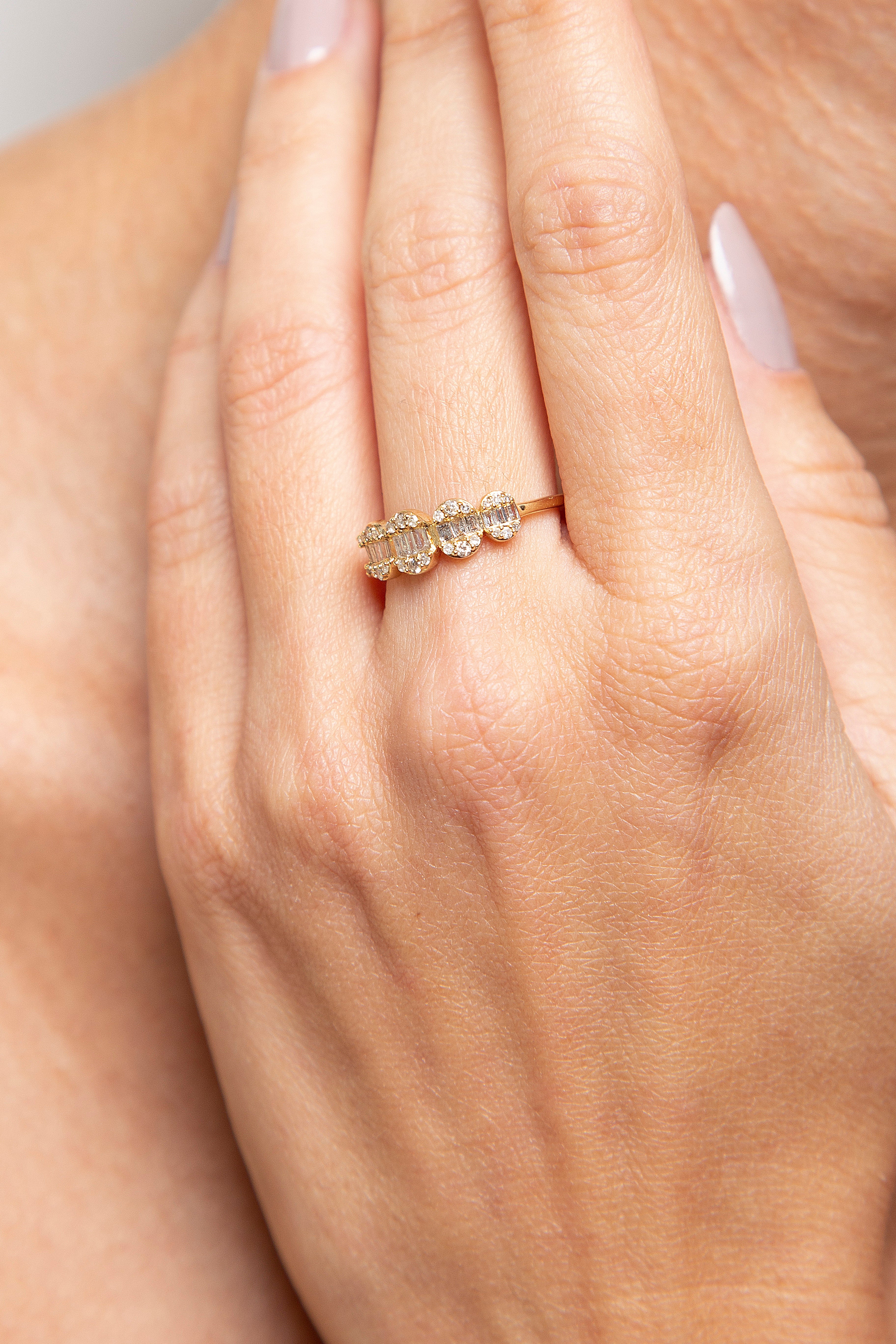 Anillo Diamante Oro Amarillo 14K 0.5 ct.