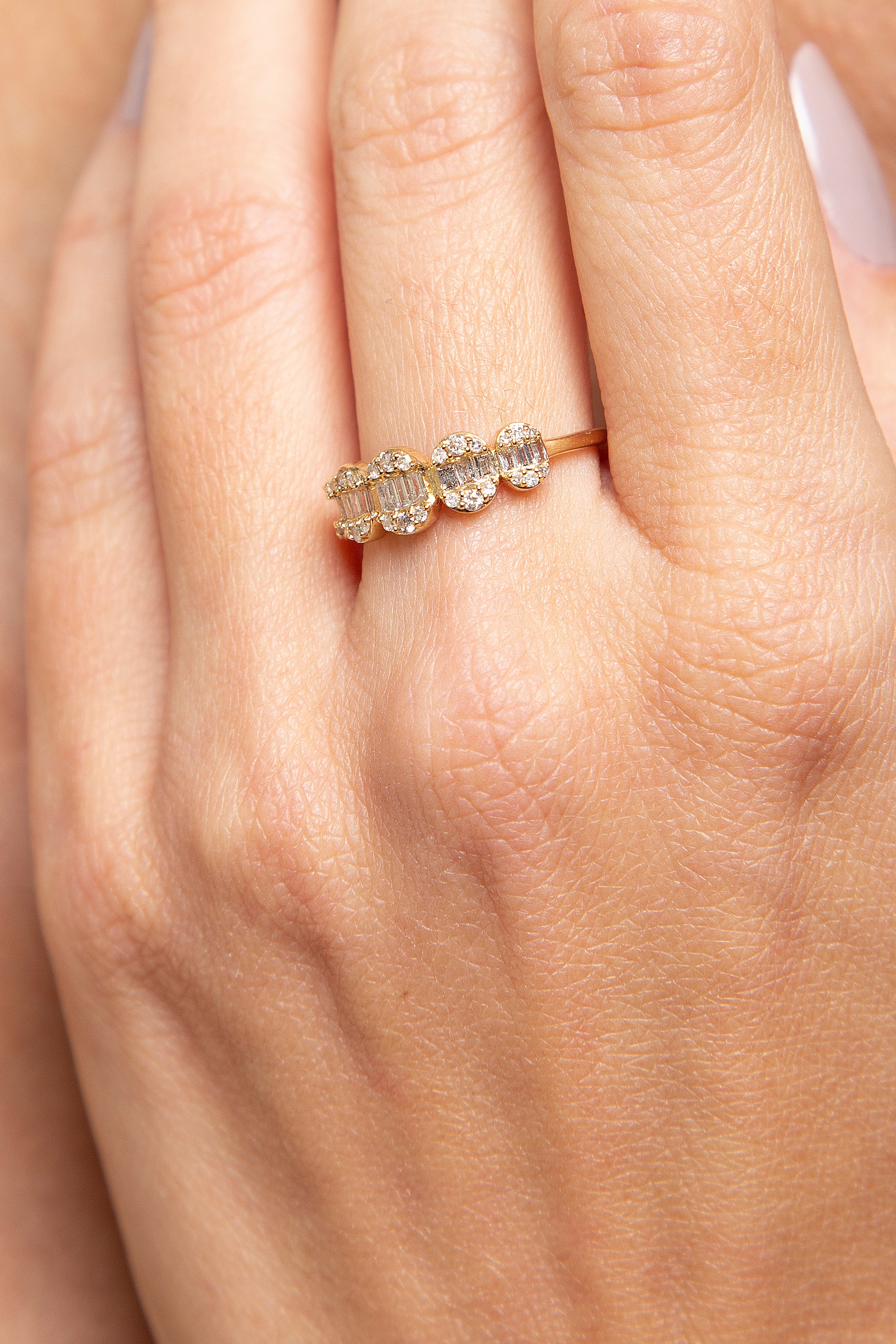 Anillo Diamante Oro Amarillo 14K 0.5 ct.