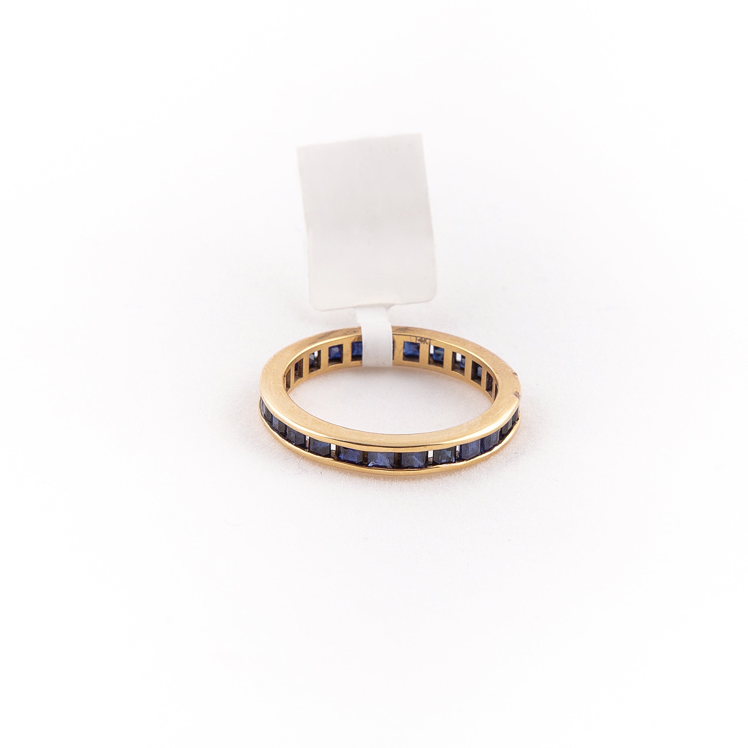 Anillo Churumbela Zafiro Oro Amarillo 14K 1.94 ct.