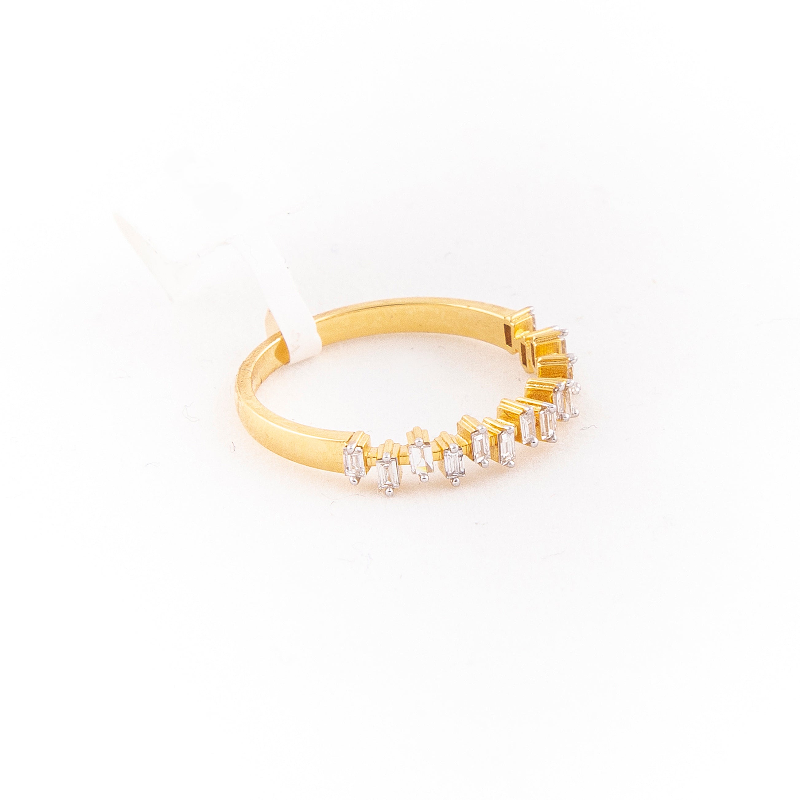 Anillo Churumbela Multi Shape Diamante Oro Amarillo 14K 0.29 ct.