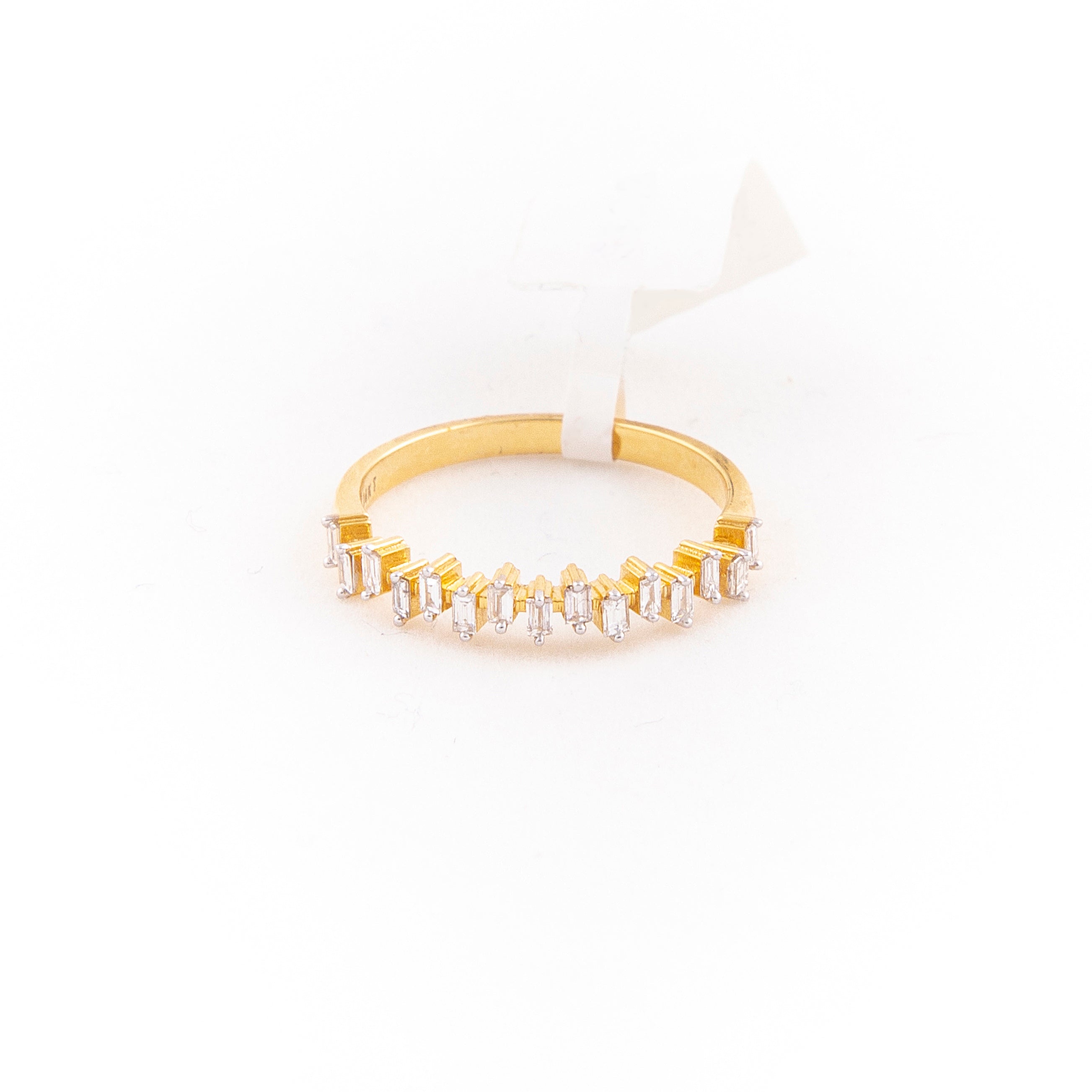 Anillo Churumbela Multi Shape Diamante Oro Amarillo 14K 0.29 ct.