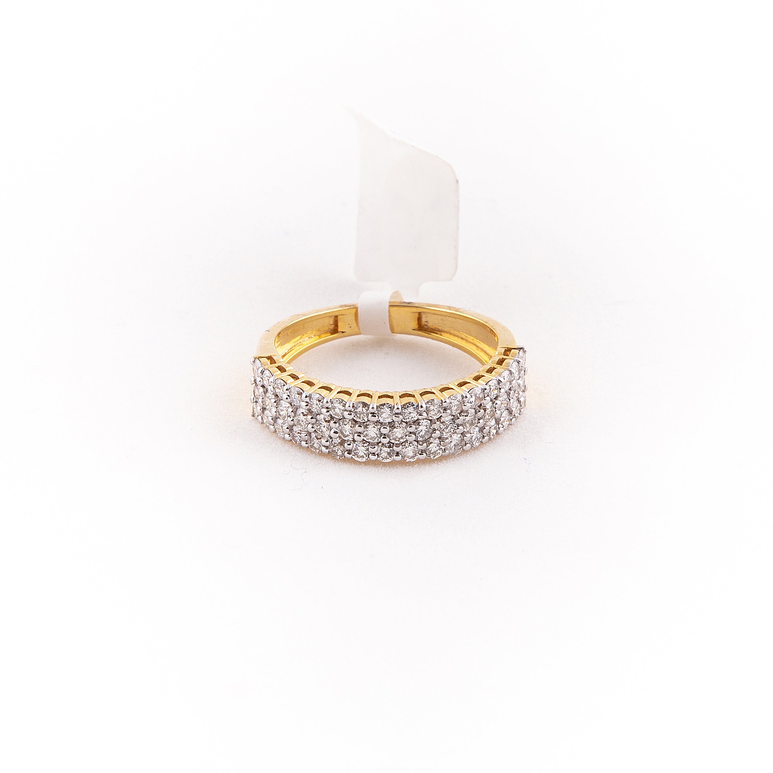 Anillo Churumbela Diamante Oro Amarillo 14K 1.14 ct.