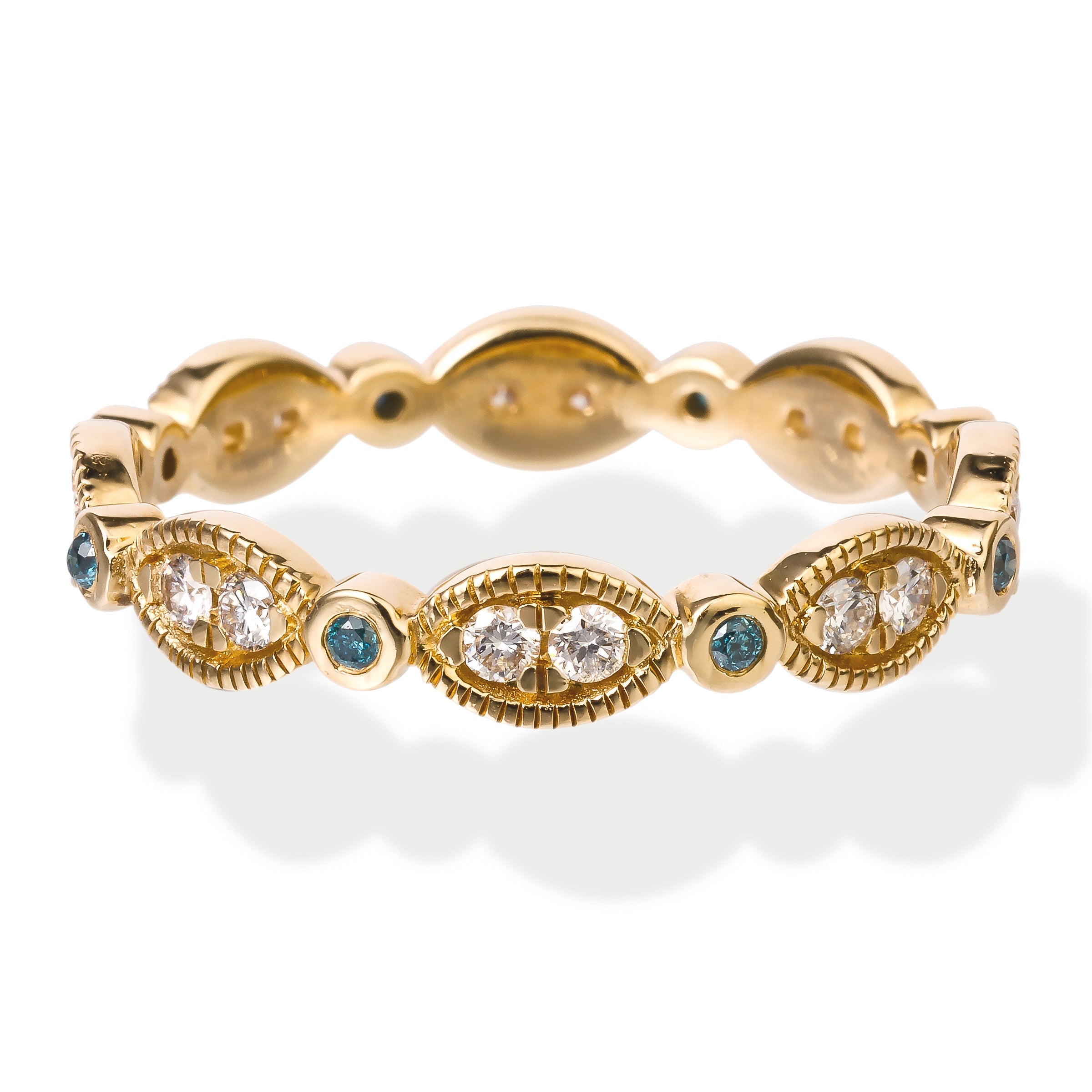 Anillo De Diamantes 0.33 Ct.