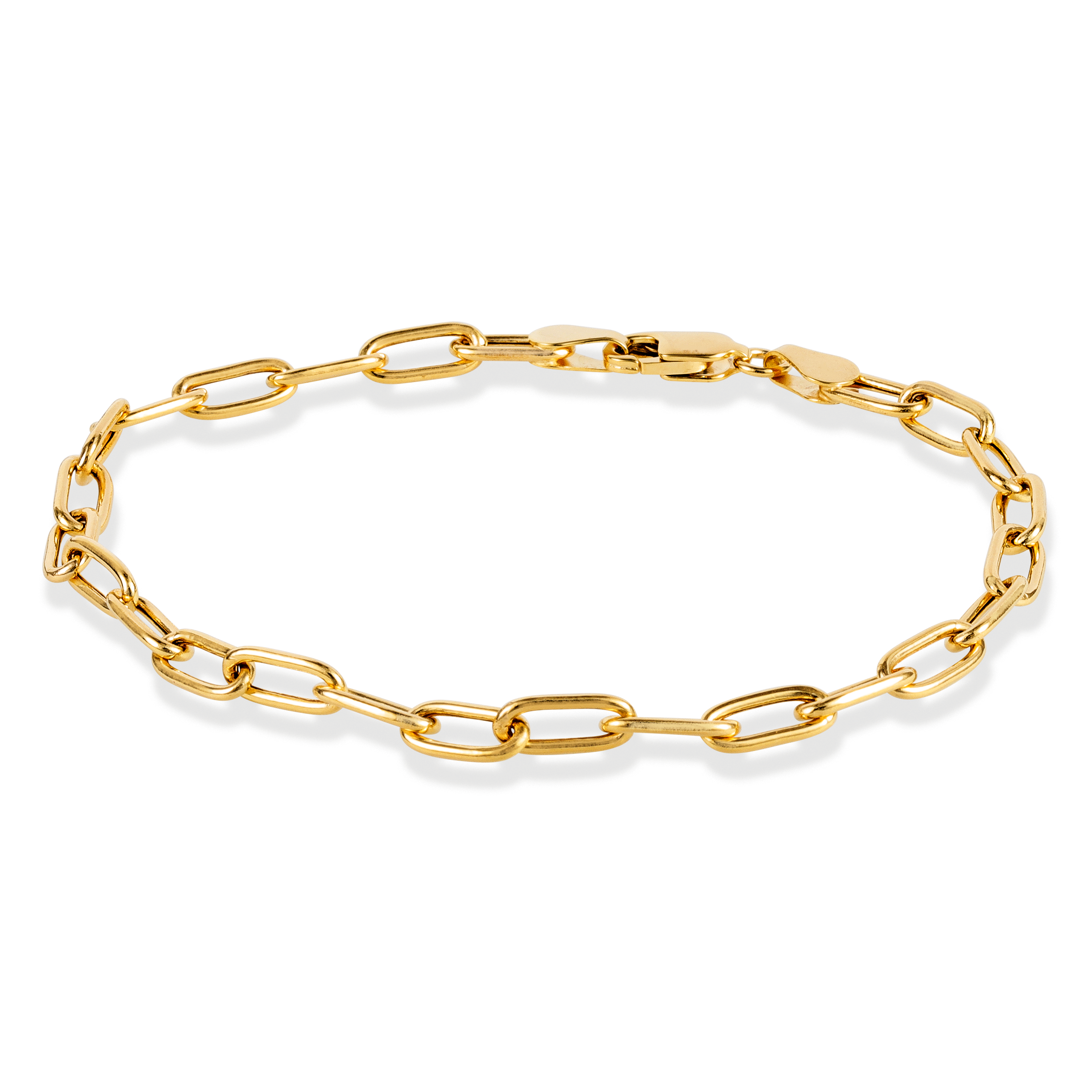 Pulsera Redonda De Oro De 14Kt 2.90 G