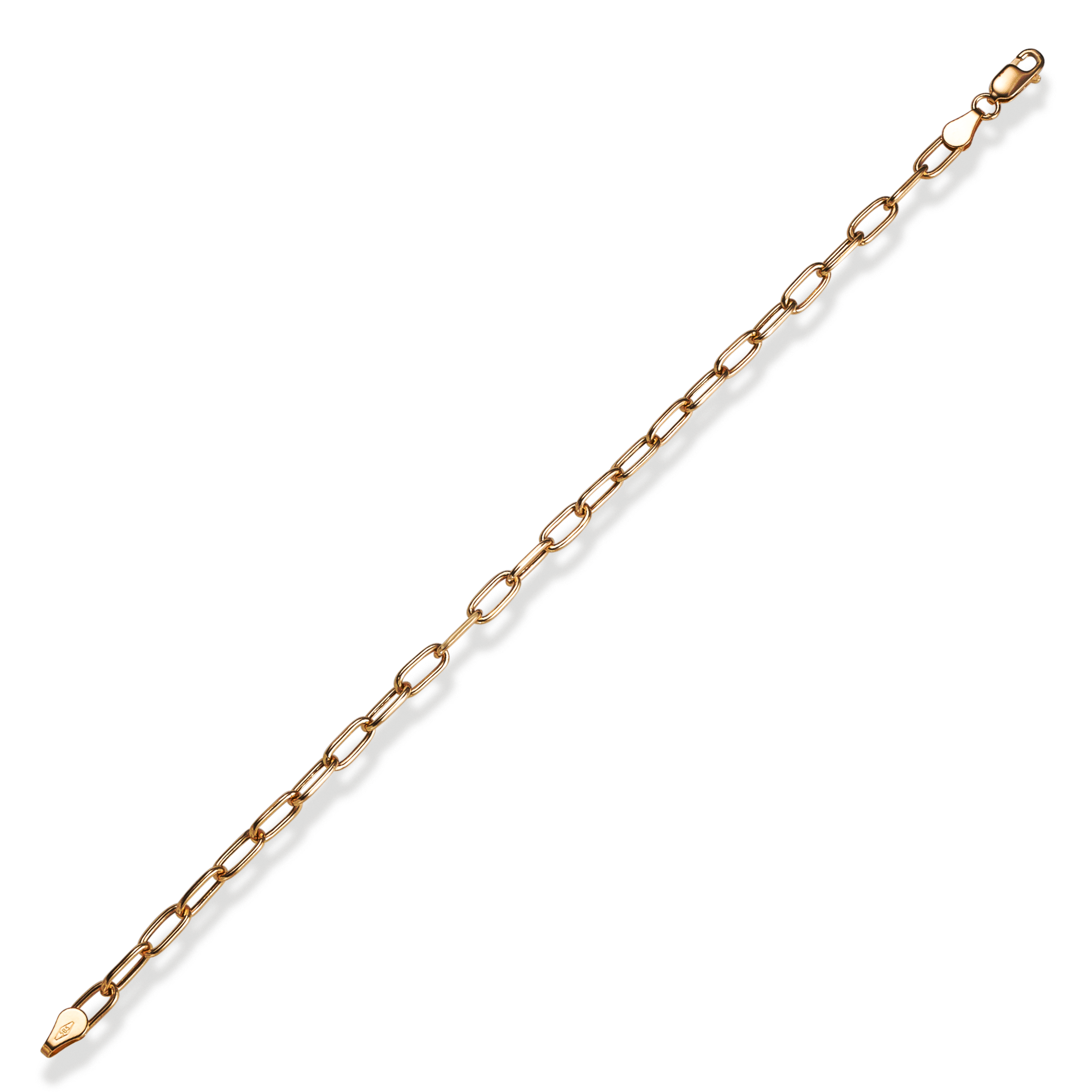Pulsera Redonda De Oro De 14Kt 2.90 G