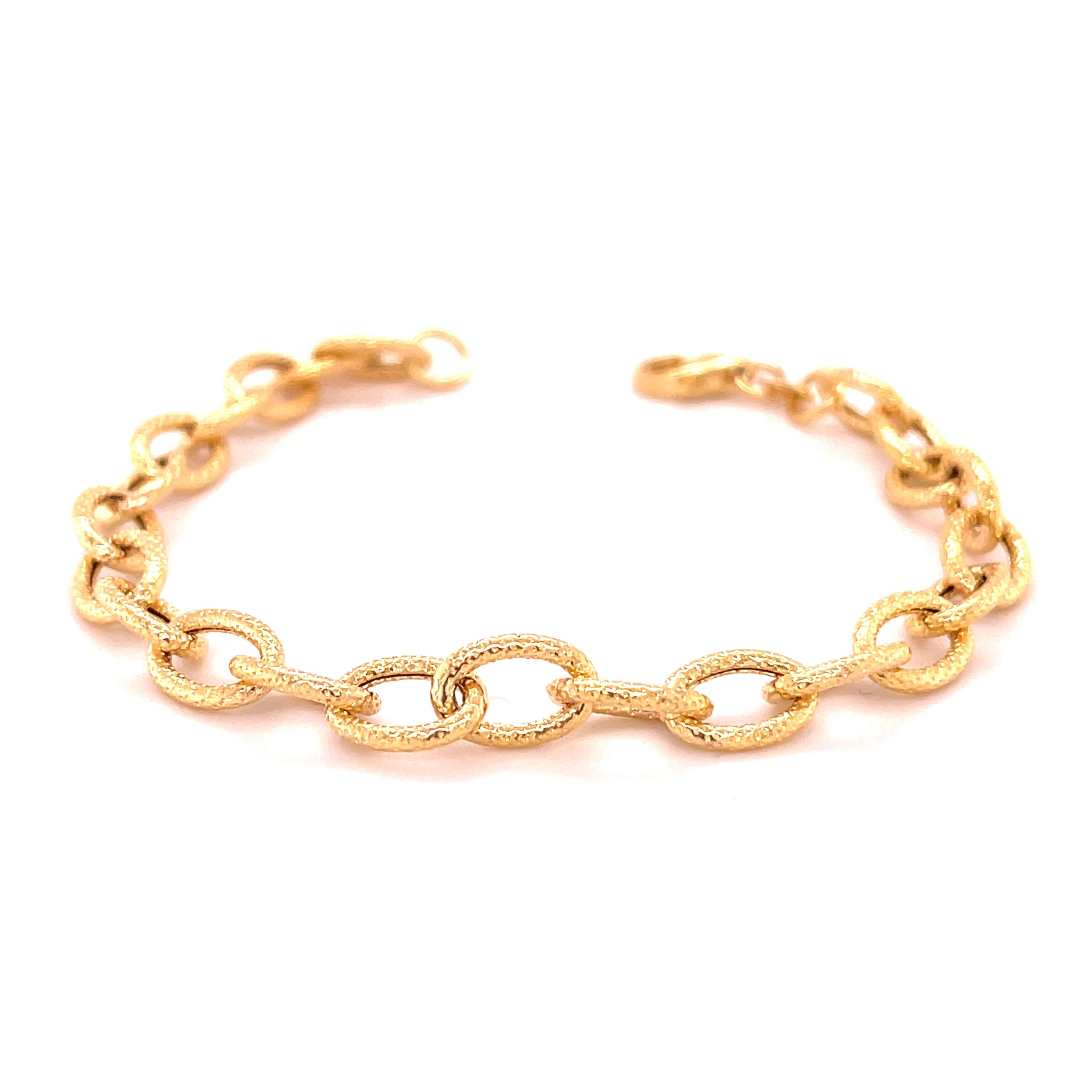 Brazalete De Oro Amarillo De 14K 5.86 G