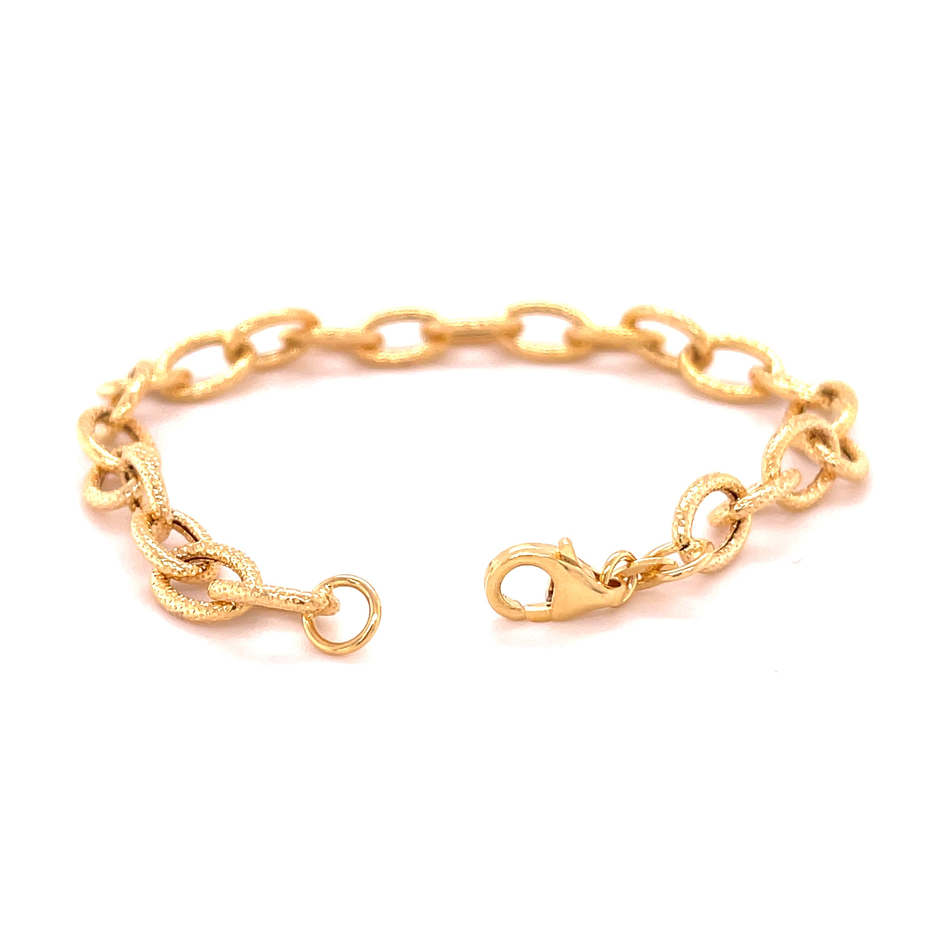 Brazalete De Oro Amarillo De 14K 5.86 G