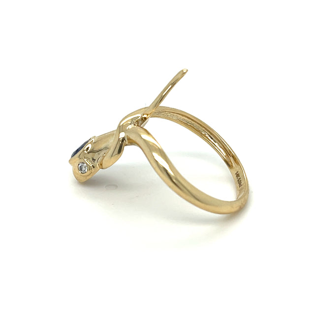 Anillo De Serpiente 0.49 Ct.