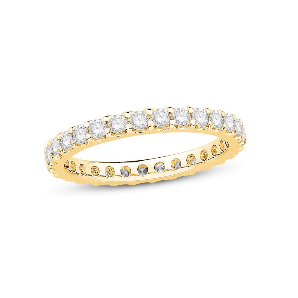 Anillo En Oro Amarillo De 14K Con Diamante 1.0 Ct