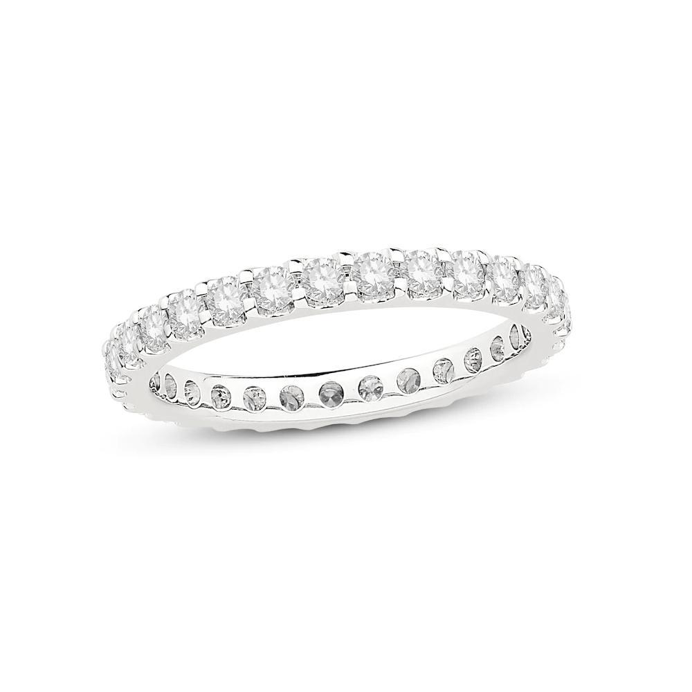 Anillo En Oro Blanco De 14K Con Diamante 1.0 Ct