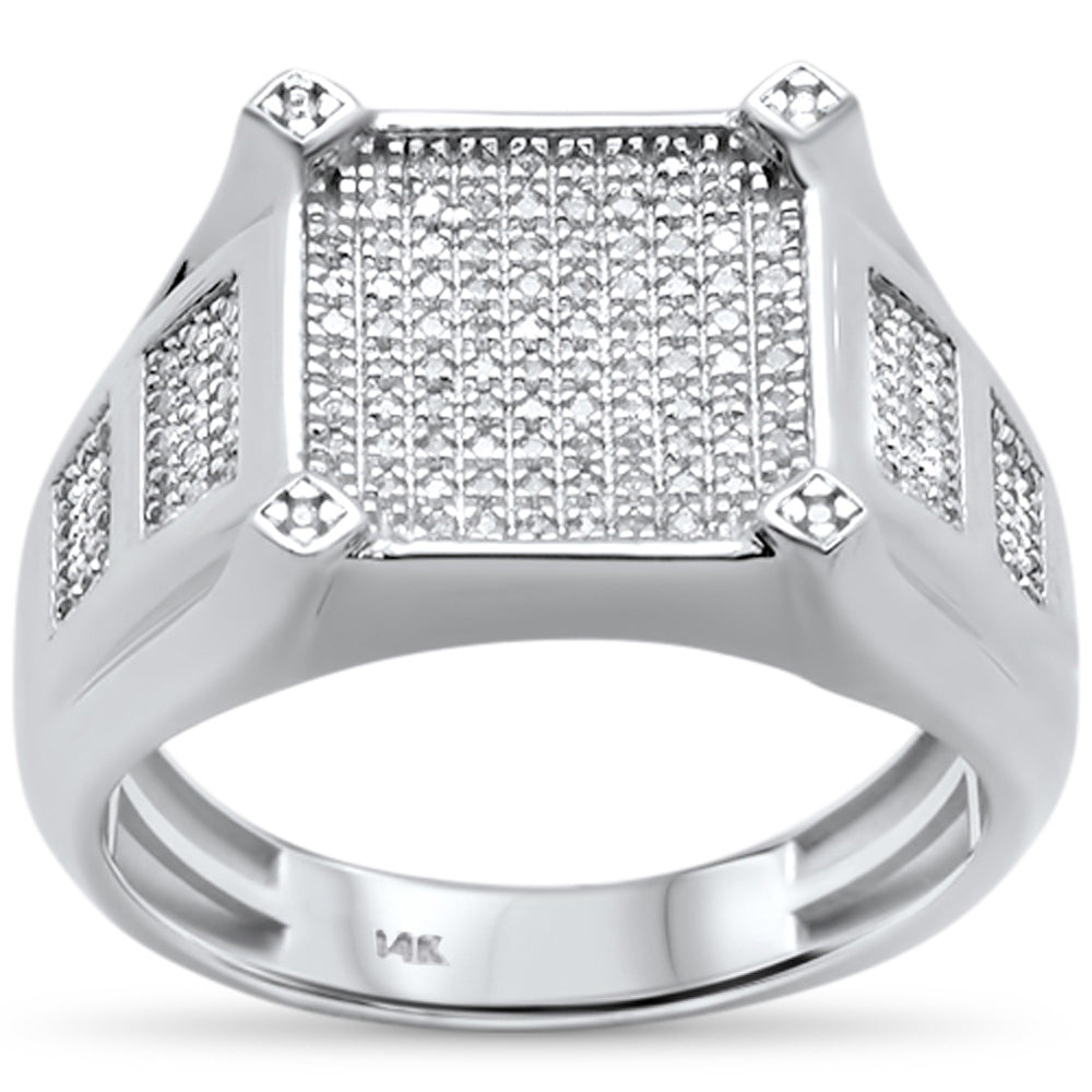 Anillo De Diamante En Oro Blanco De 14K .35Ct