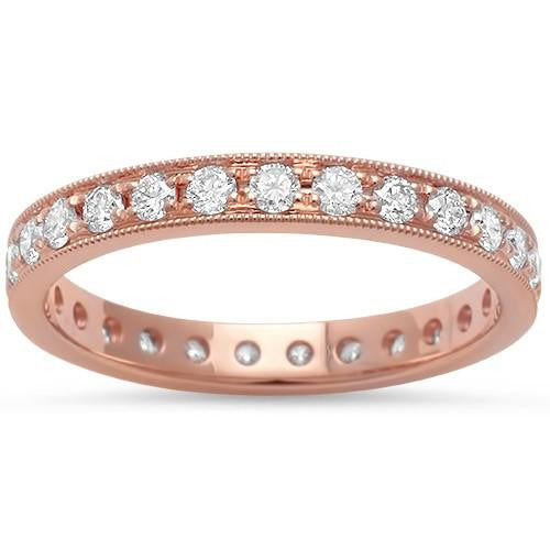 Anillo Eternity De Diamante .66Ct